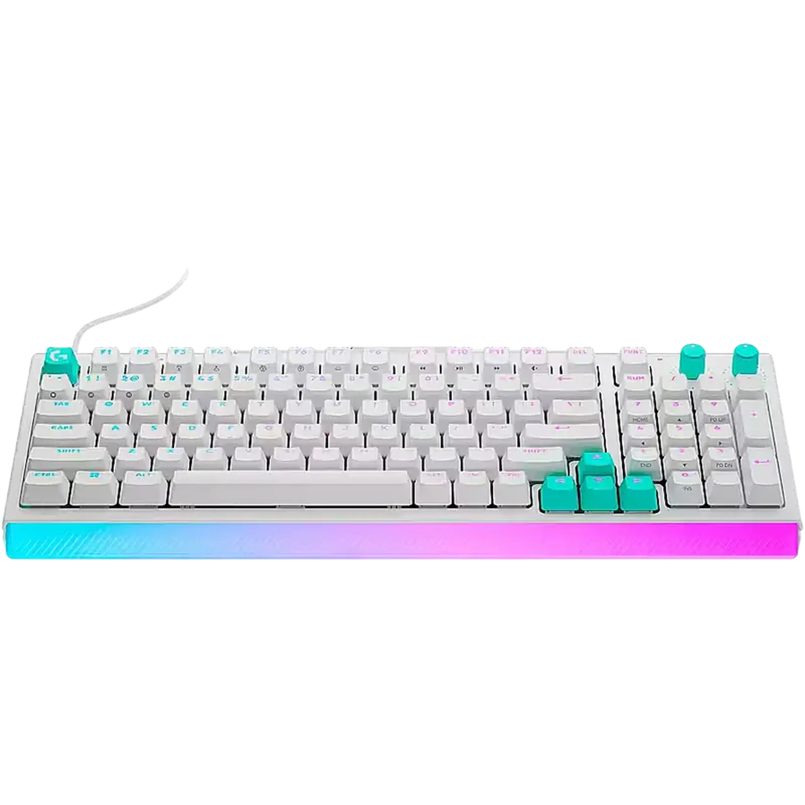 Tastatură Logitech G512 X 75, Cu fir, Alb
