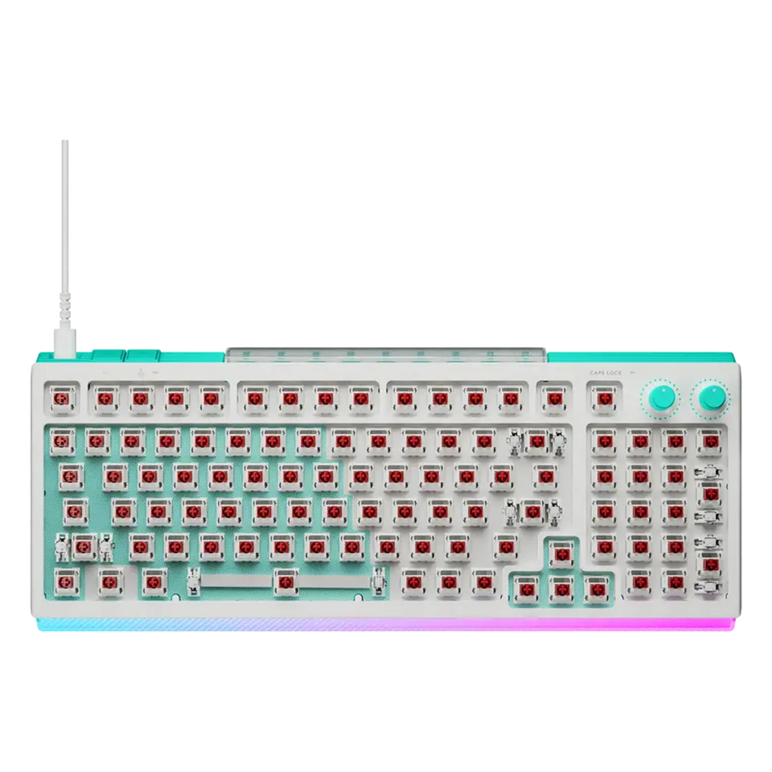 Tastatură Logitech G512 X 98, Cu fir, Alb