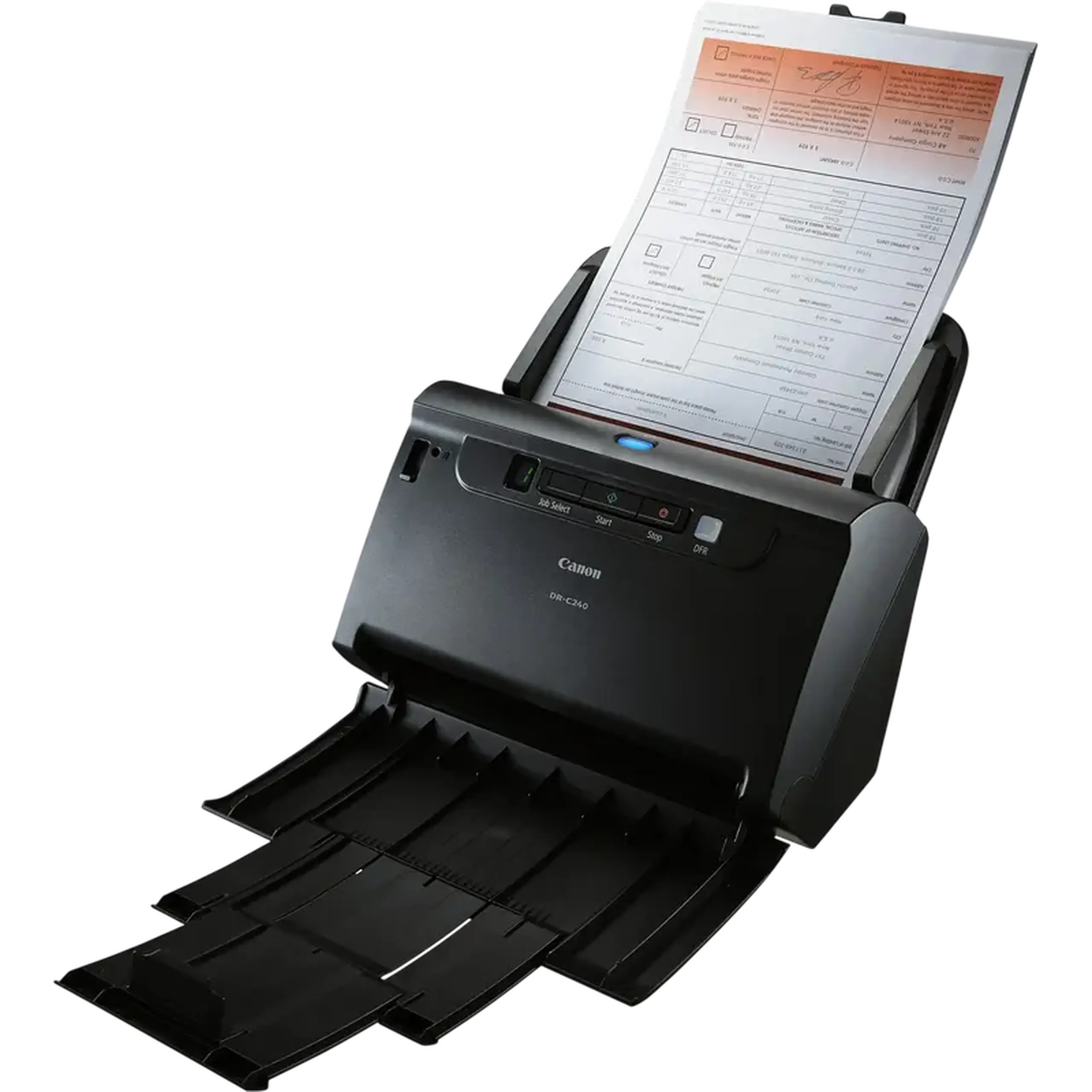 Scaner de documente cu alimentare automată Canon imageFORMULA DR-C240, A4, Negru