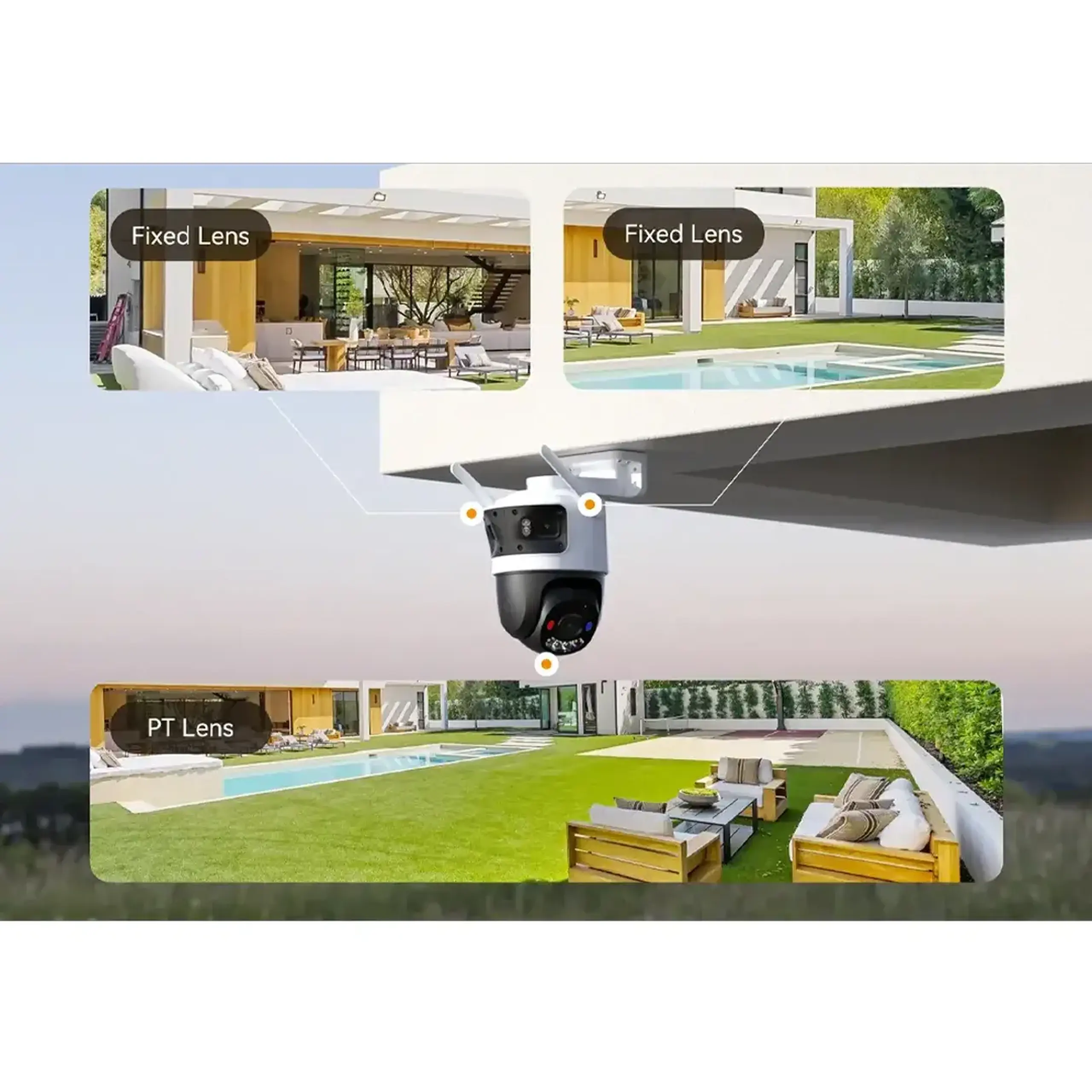Cameră de supraveghere video CRUISER TRIPLE IP66 Exterior IMOU