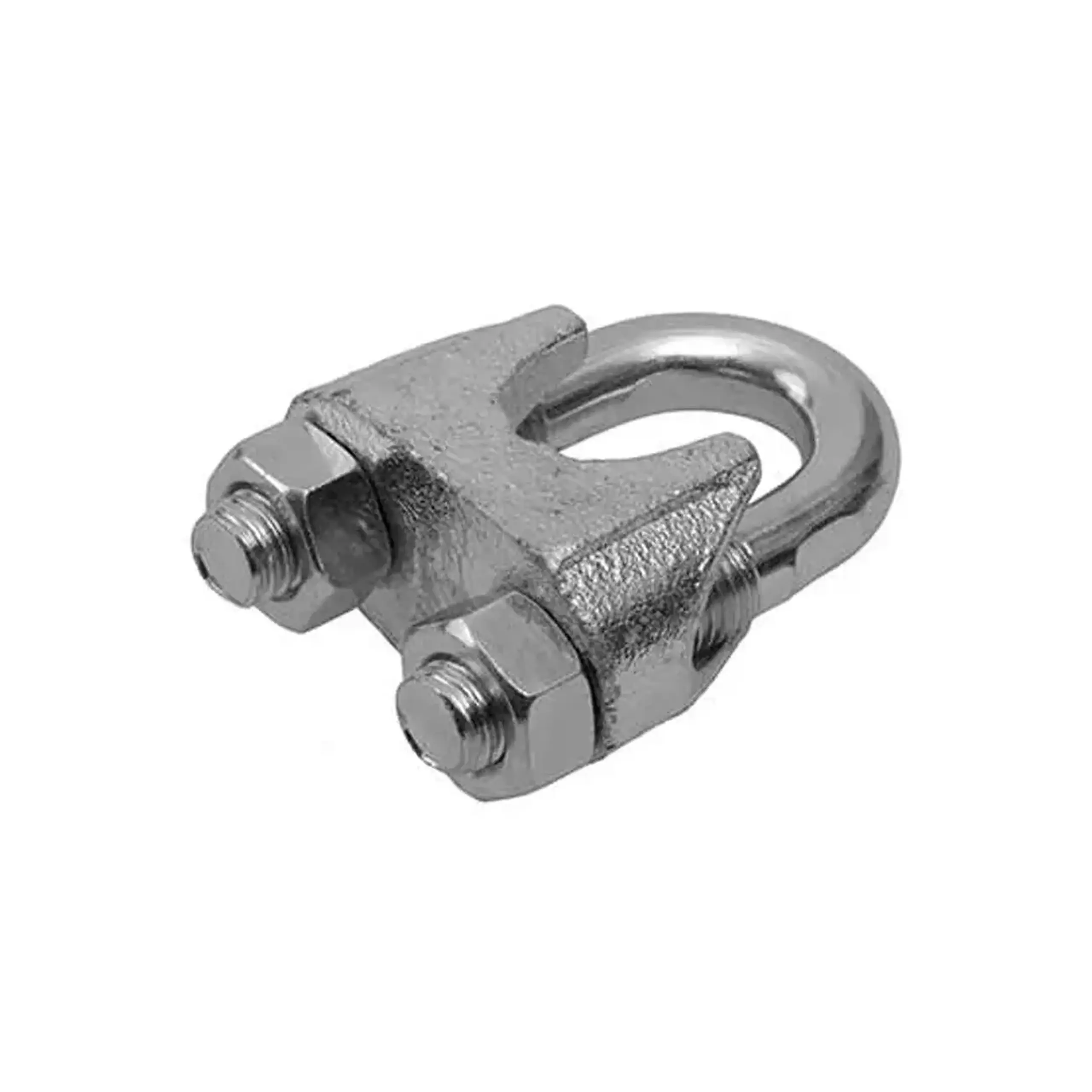 Clemă pentru cablu de oțel 10 mm Crisor - 3 mm (L x W x H x Ø) 6 buc.