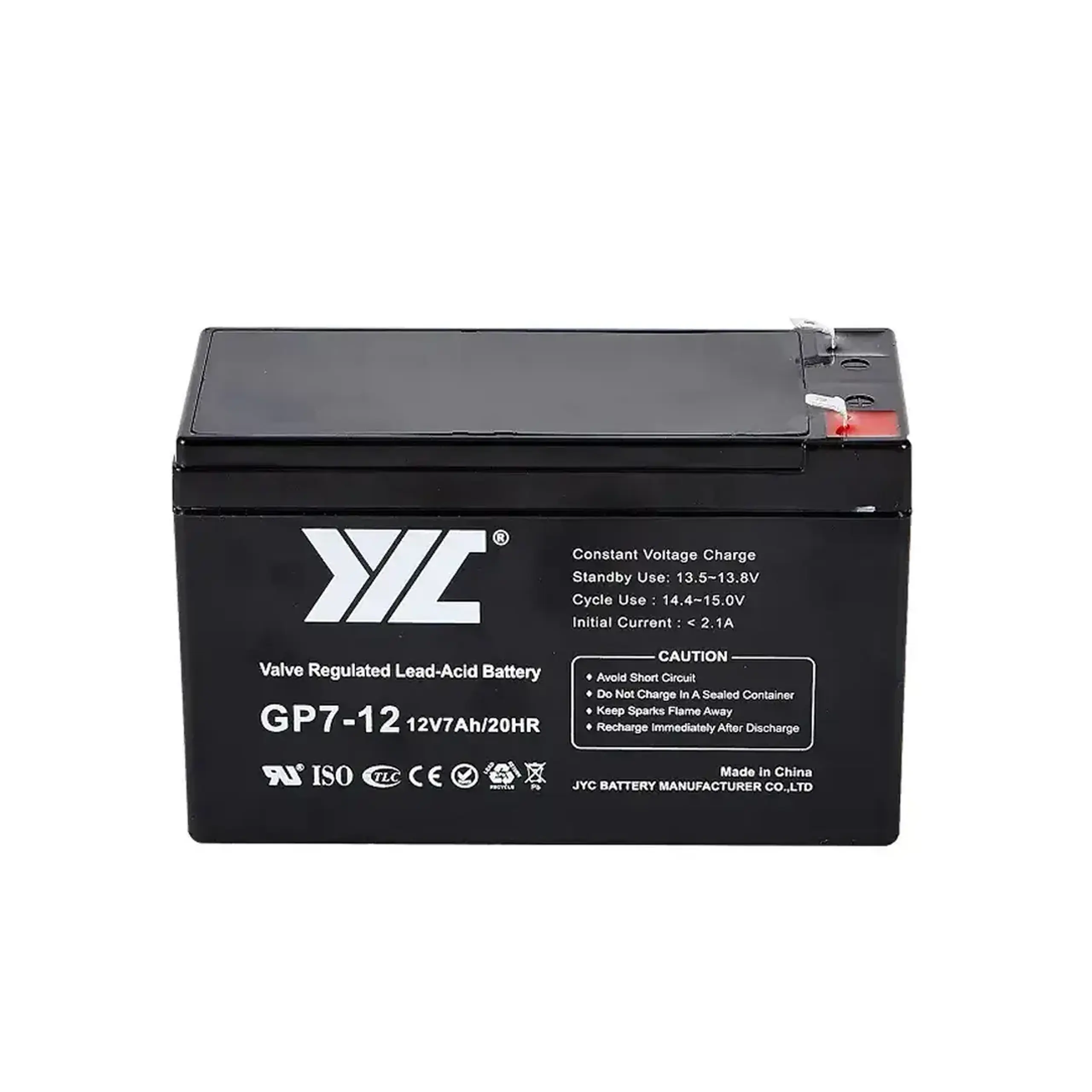 Acumulator pentru generator GP 7 Ah 12 V JYC - Acumulator 7 Ah