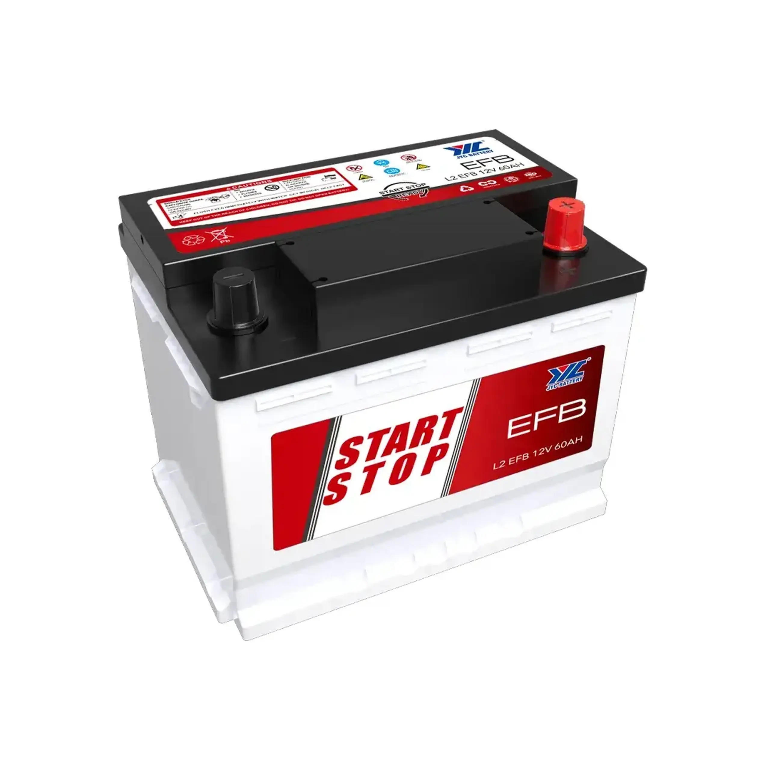 Acumulator auto L2 12 V 60 Ah 501 A JYC - Curent de pornire 640 A