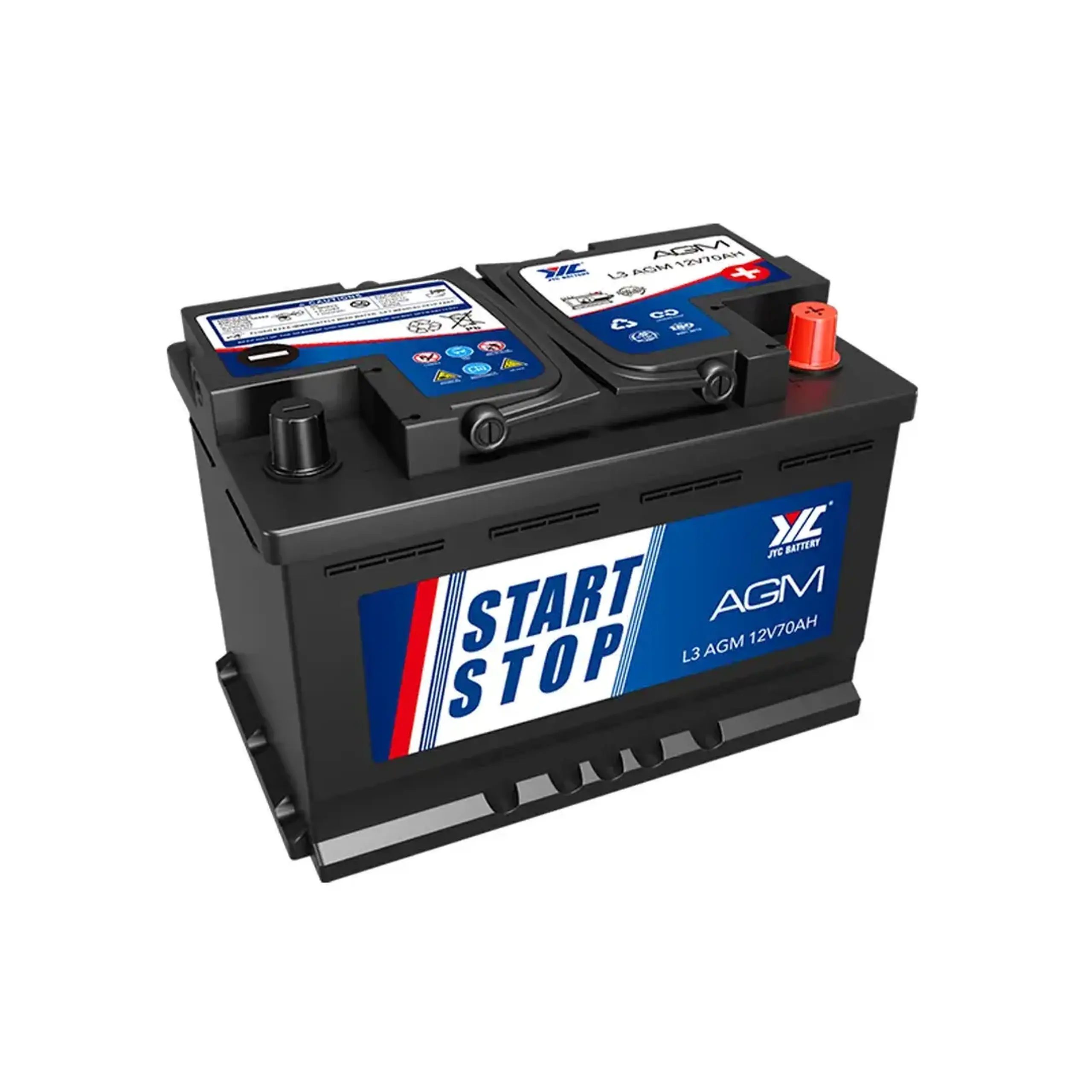 Acumulator auto L3 12 V 70 Ah 547 A JYC - Curent de pornire 720 A