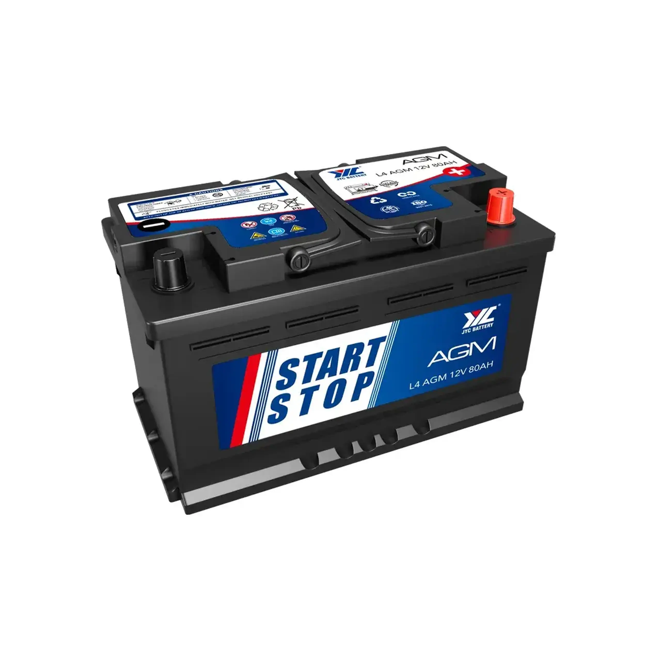 Acumulator auto L4 12 V 80 Ah 638 A JYC - Curent de pornire 800 A