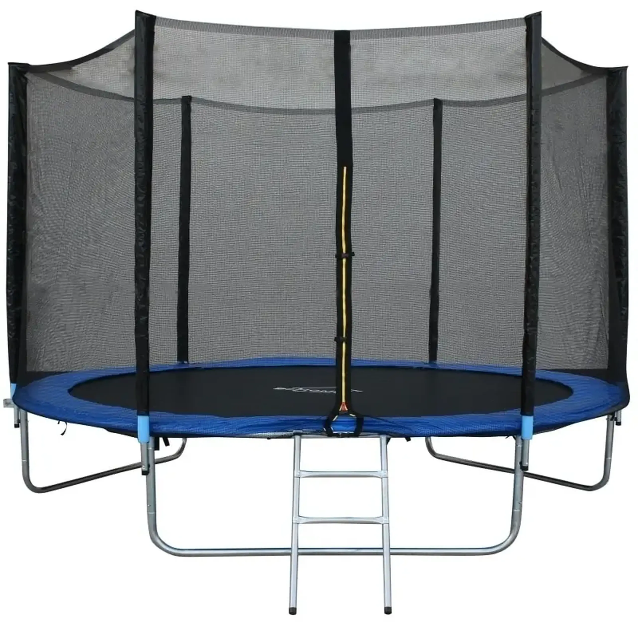 Trambulina DeHome Jumper 1010, diametru 305 cm (10 FT), plasa de siguranta, scara inclusa, plasa rezistenta UV, structura metal