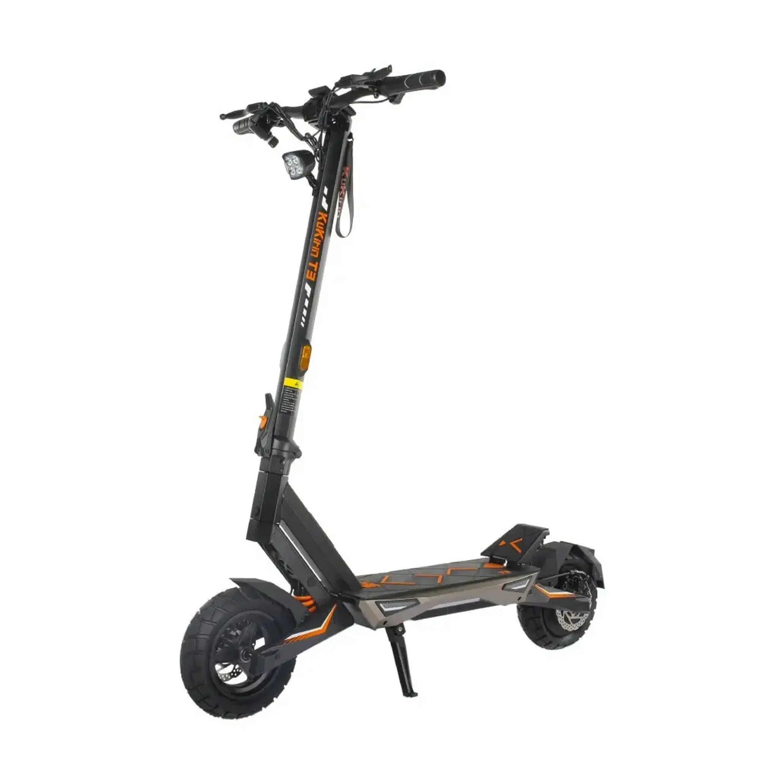 Trotineta electrica KuKirin T3, motor 800W, baterie 48V 15.6Ah, viteza maxima 45km/h, autonomie 58km, roti 10 inch, frane pe disc, amortizoare fata si spate