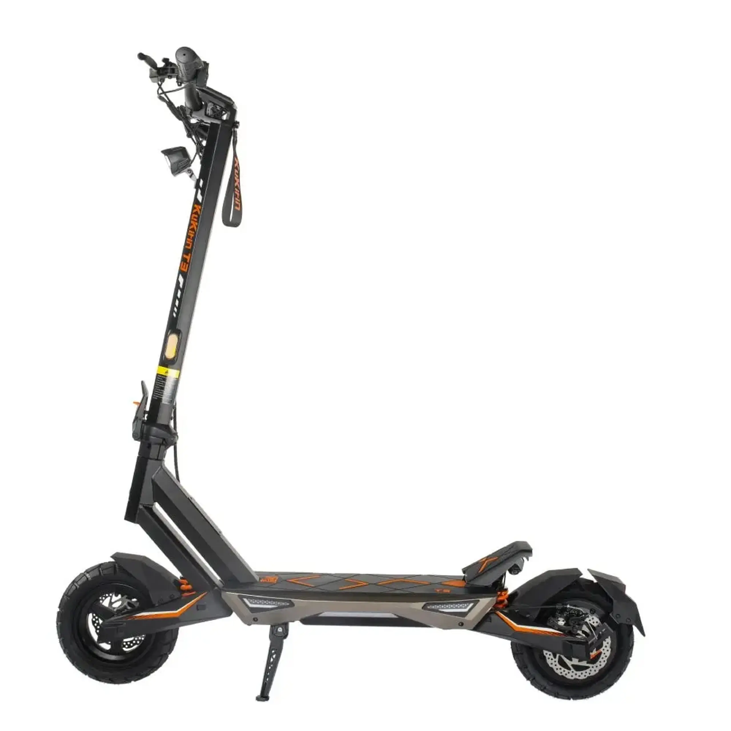 Trotineta electrica KuKirin T3, motor 800W, baterie 48V 15.6Ah, viteza maxima 45km/h, autonomie 58km, roti 10 inch, frane pe disc, amortizoare fata si spate
