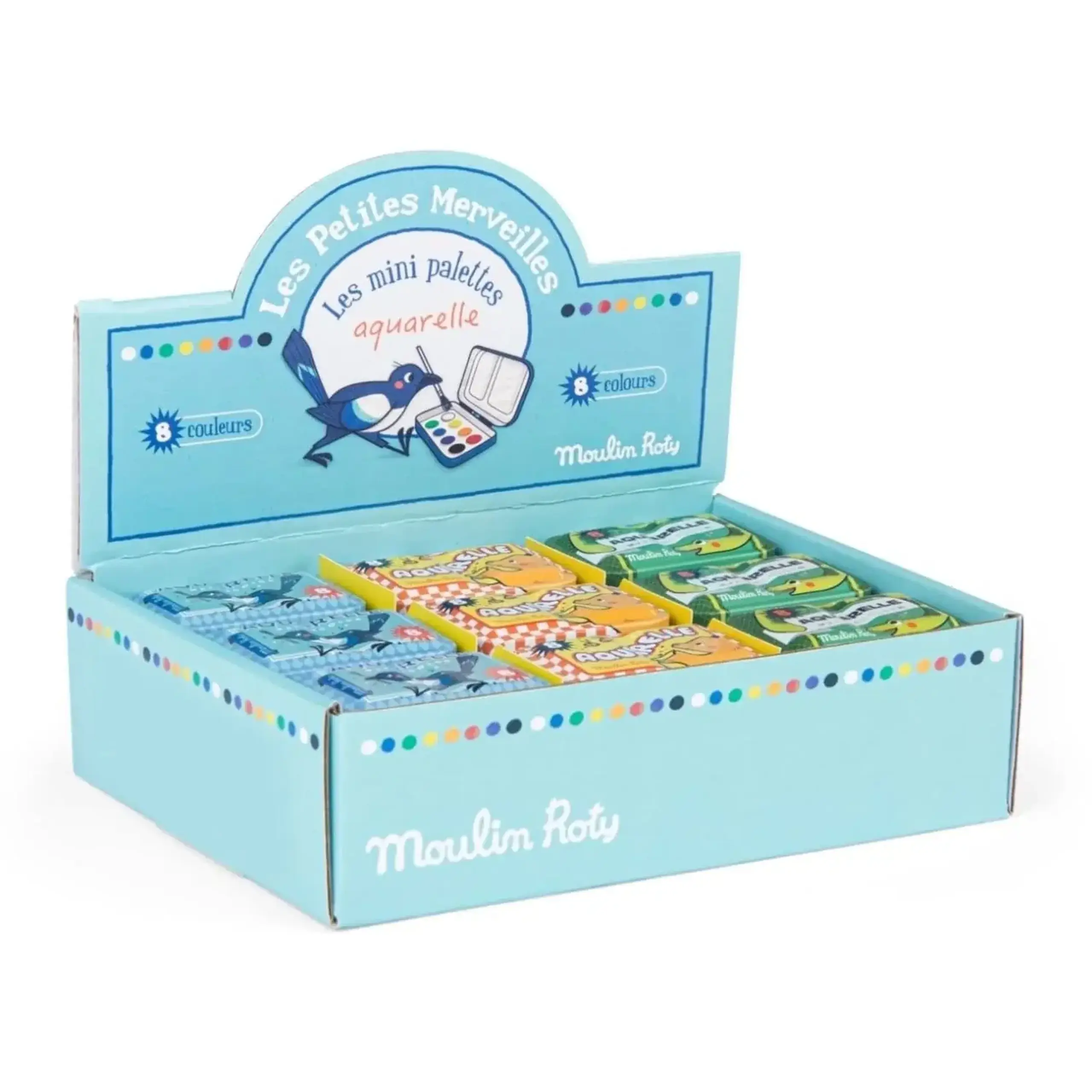 Mini set de acuarele, model la alegere — Moulin Roty - MR711406
