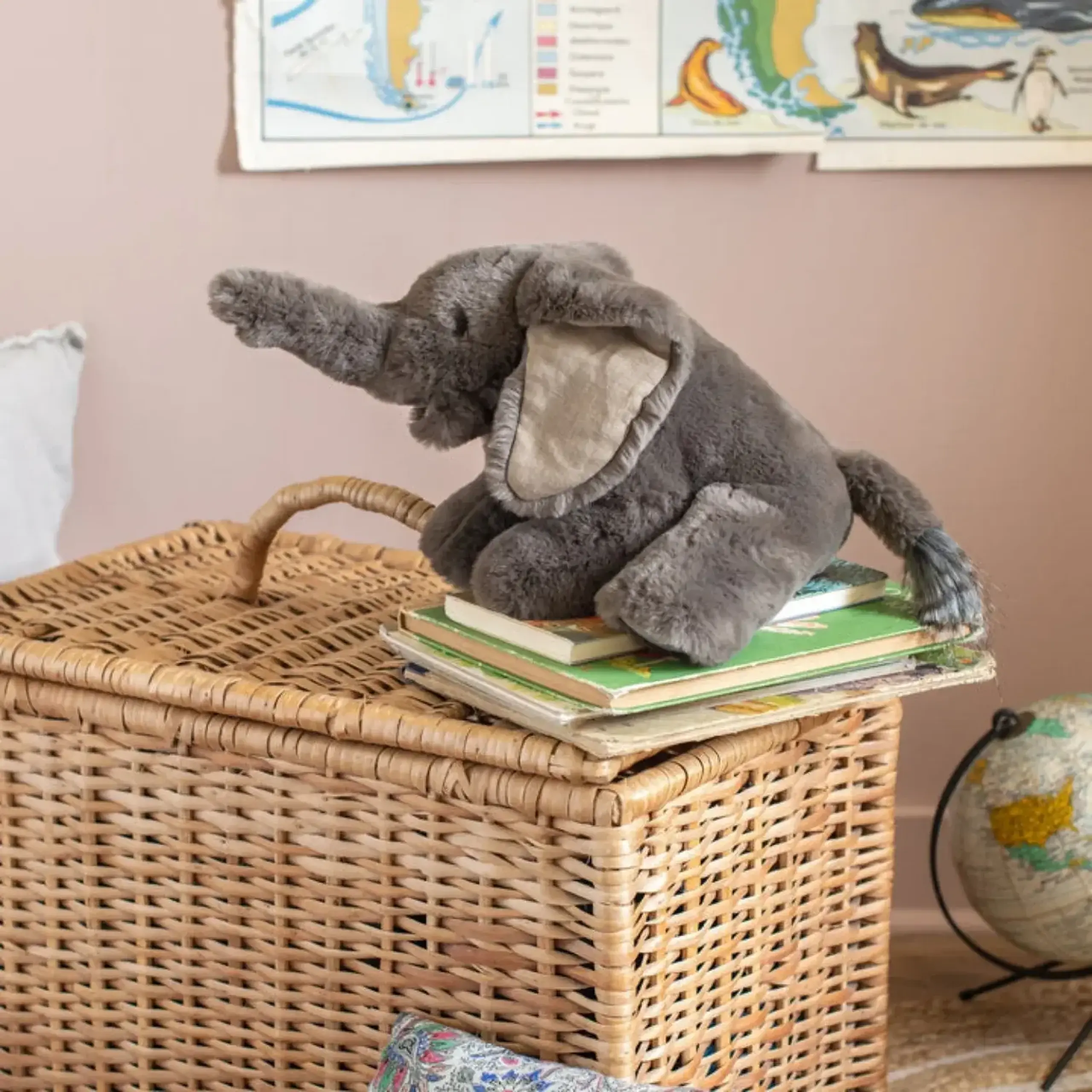 Jucărie de pluș elefant mic, Tout autour du monde — Moulin Roty