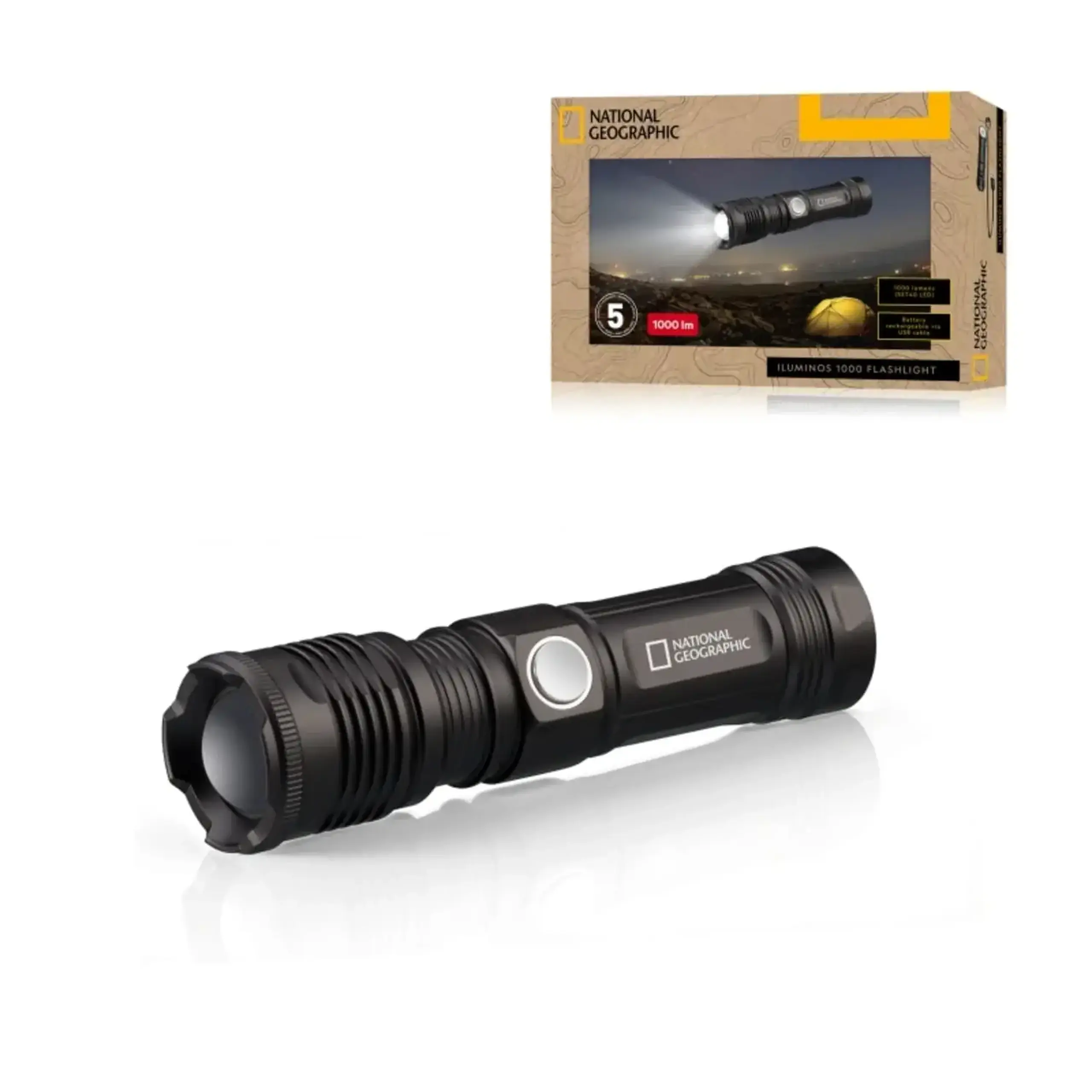 Lanternă LED cu zoom — Bresser
