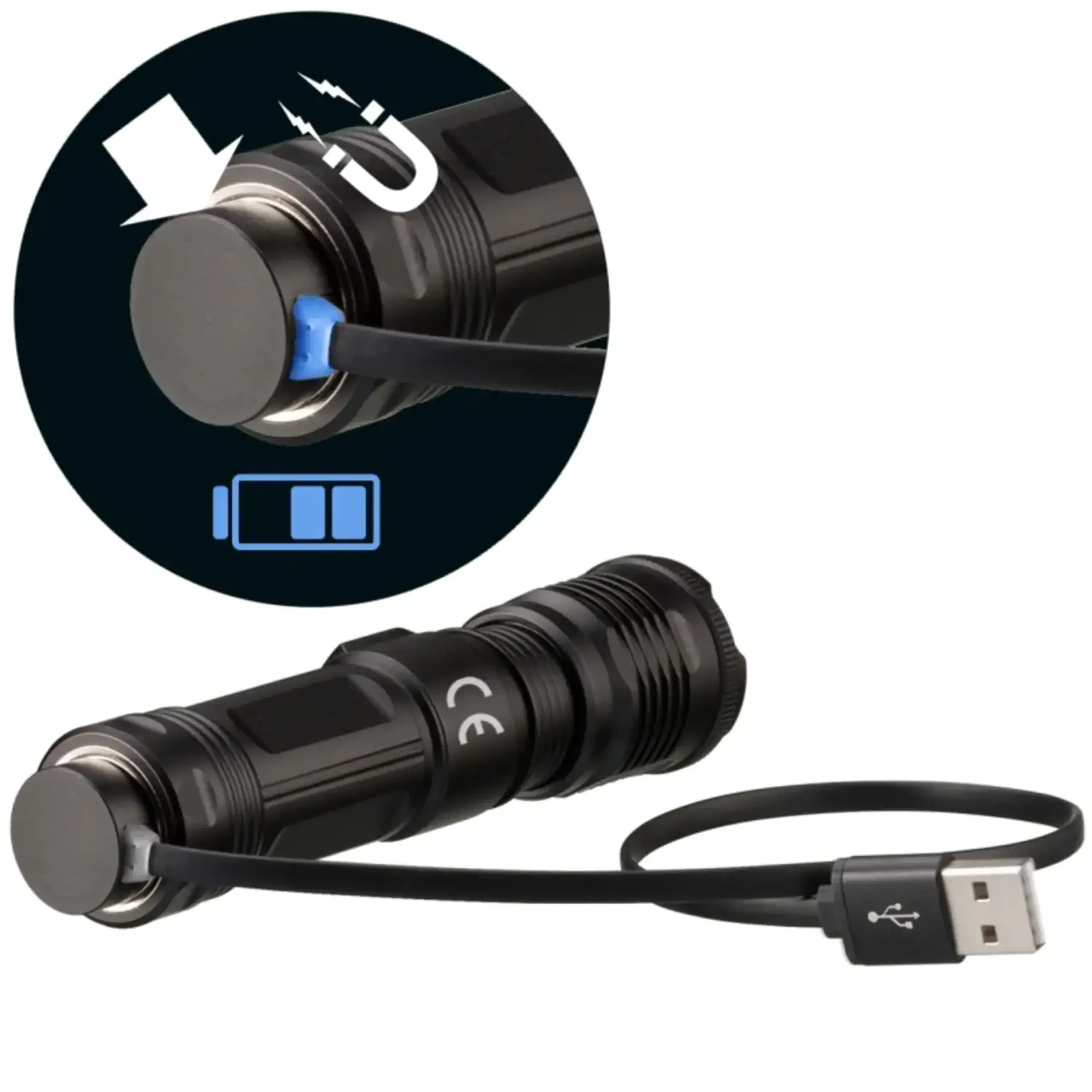 Lanternă LED cu zoom — Bresser