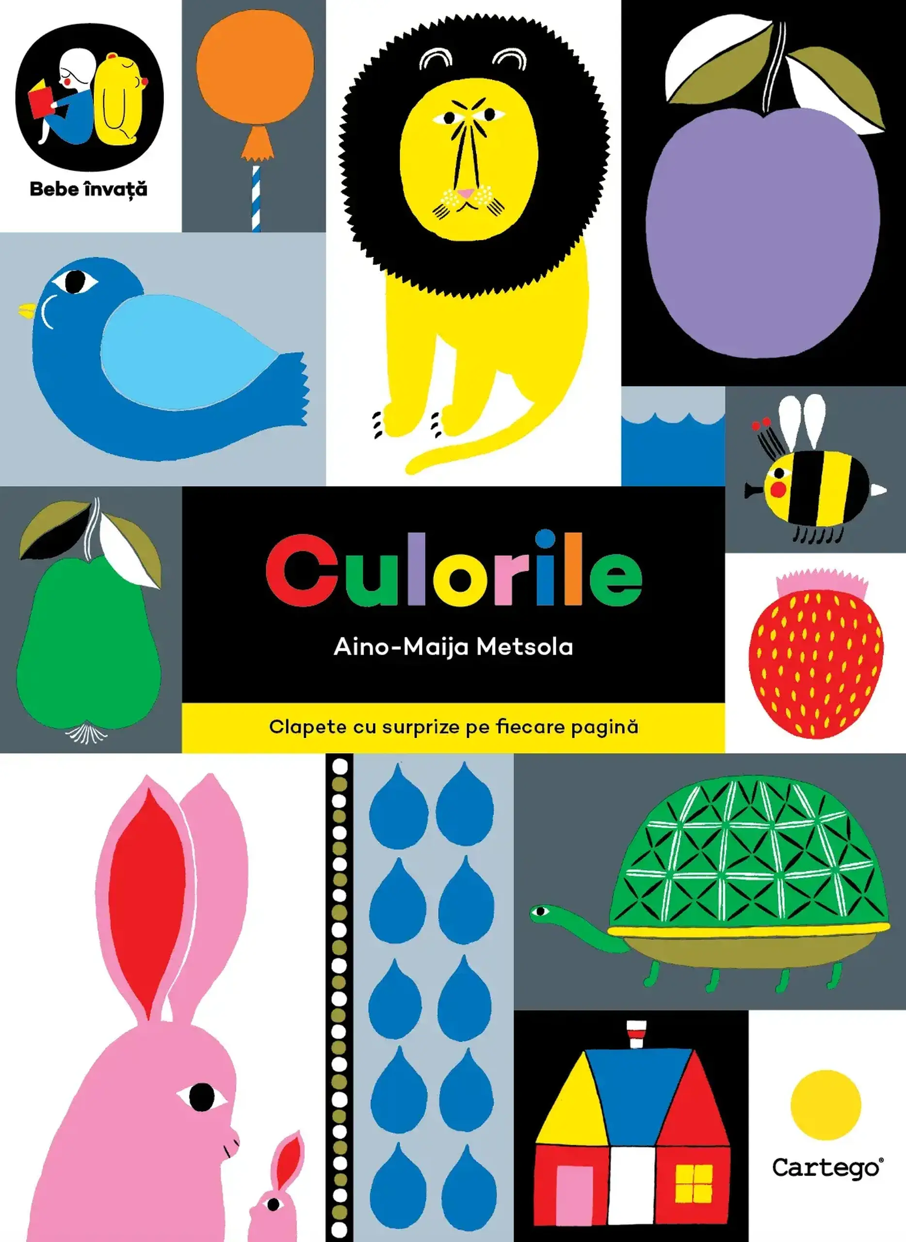 Culorile, carte cu clapete — Cartego