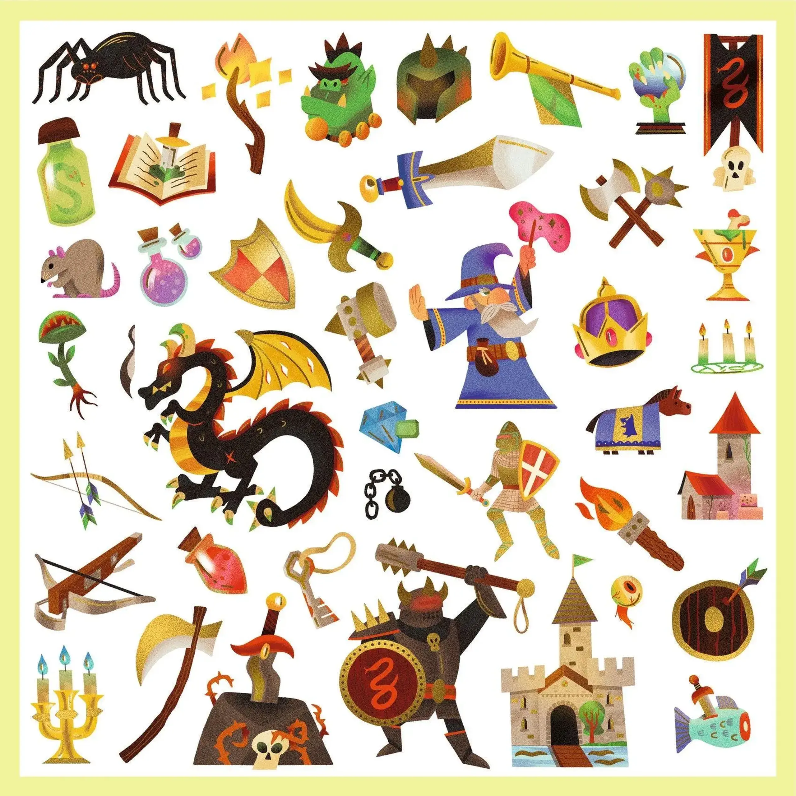 Stickere „Médiéval” — Djeco