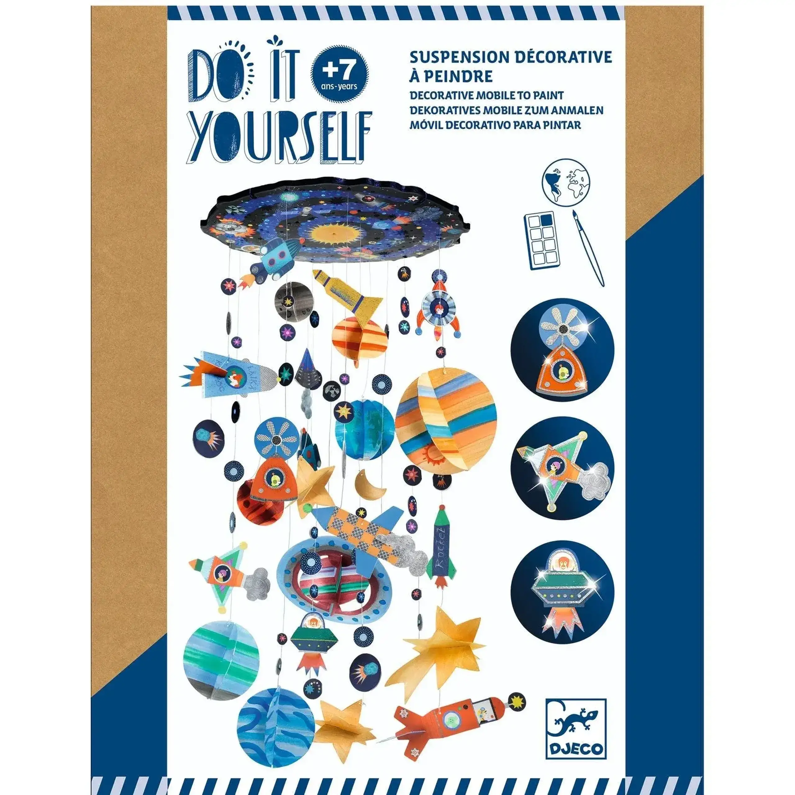 Set creativ DIY „Sistemul solar” — Djeco
