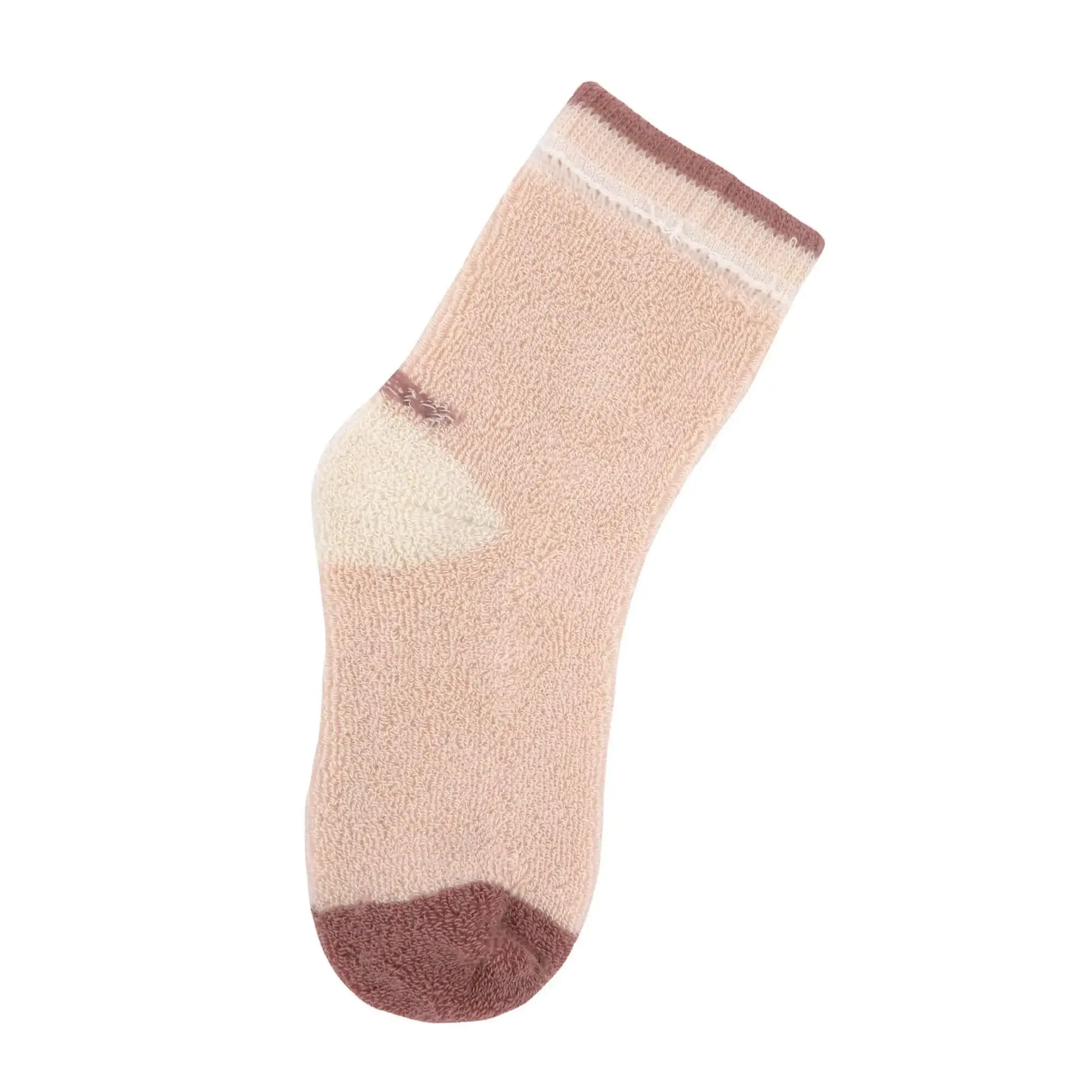 Șosete antiderapante GOTS, 2 perechi, Offwhite/Powder Pink, 19–22 — Lässig