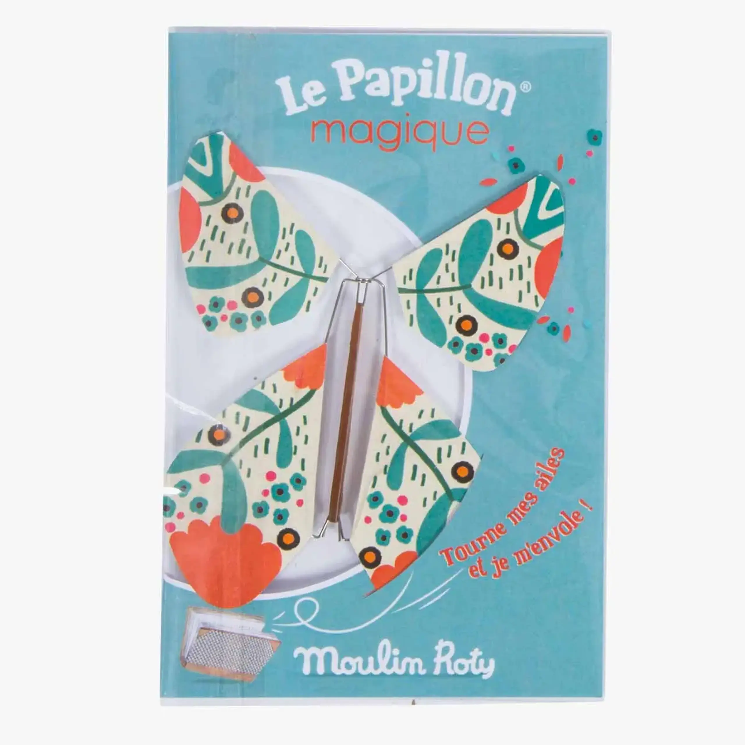 Fluture magic cu mecanism, 9,5 cm — Moulin Roty - Millefiori
