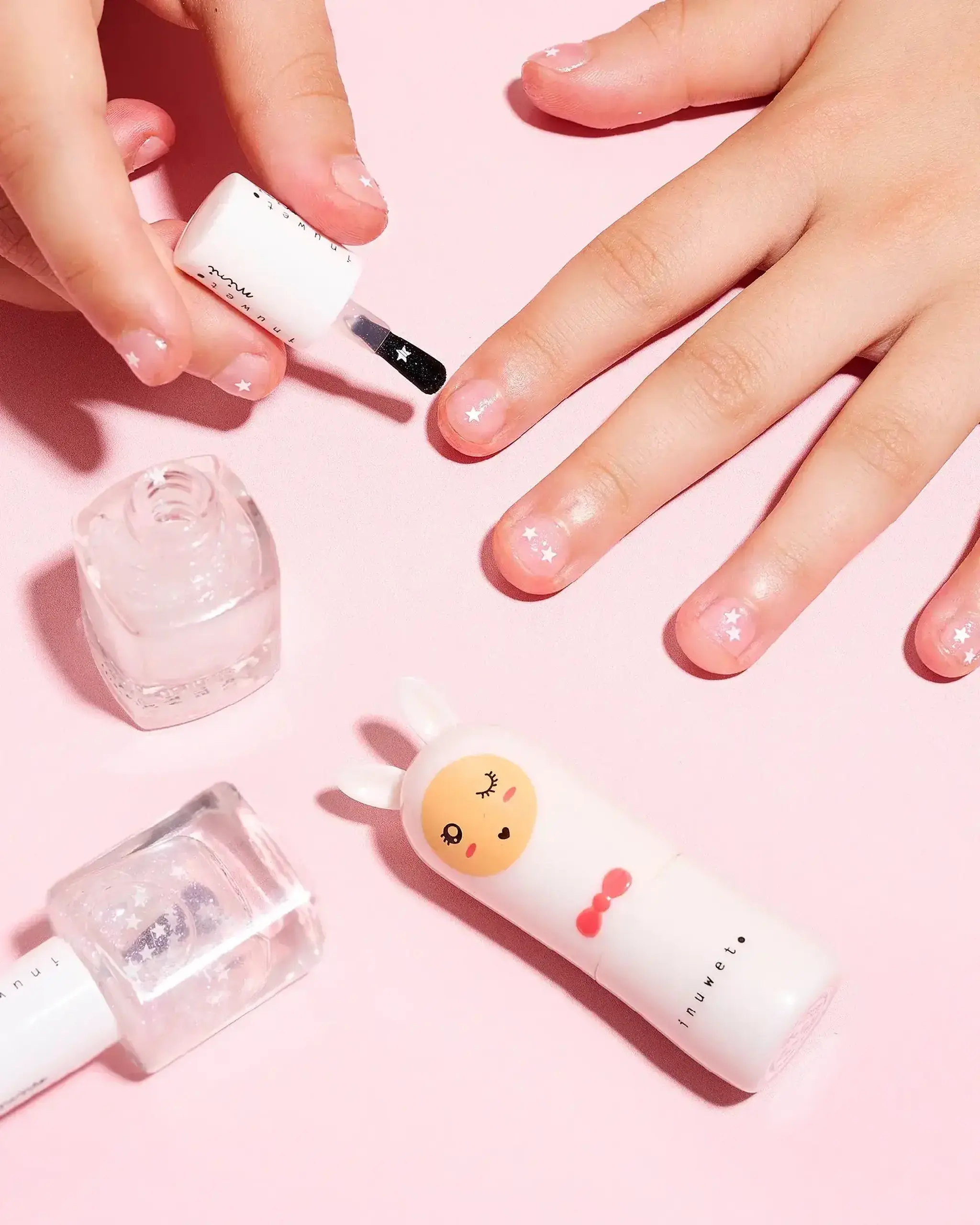Top coat pentru copii cu steluțe — Inuwet