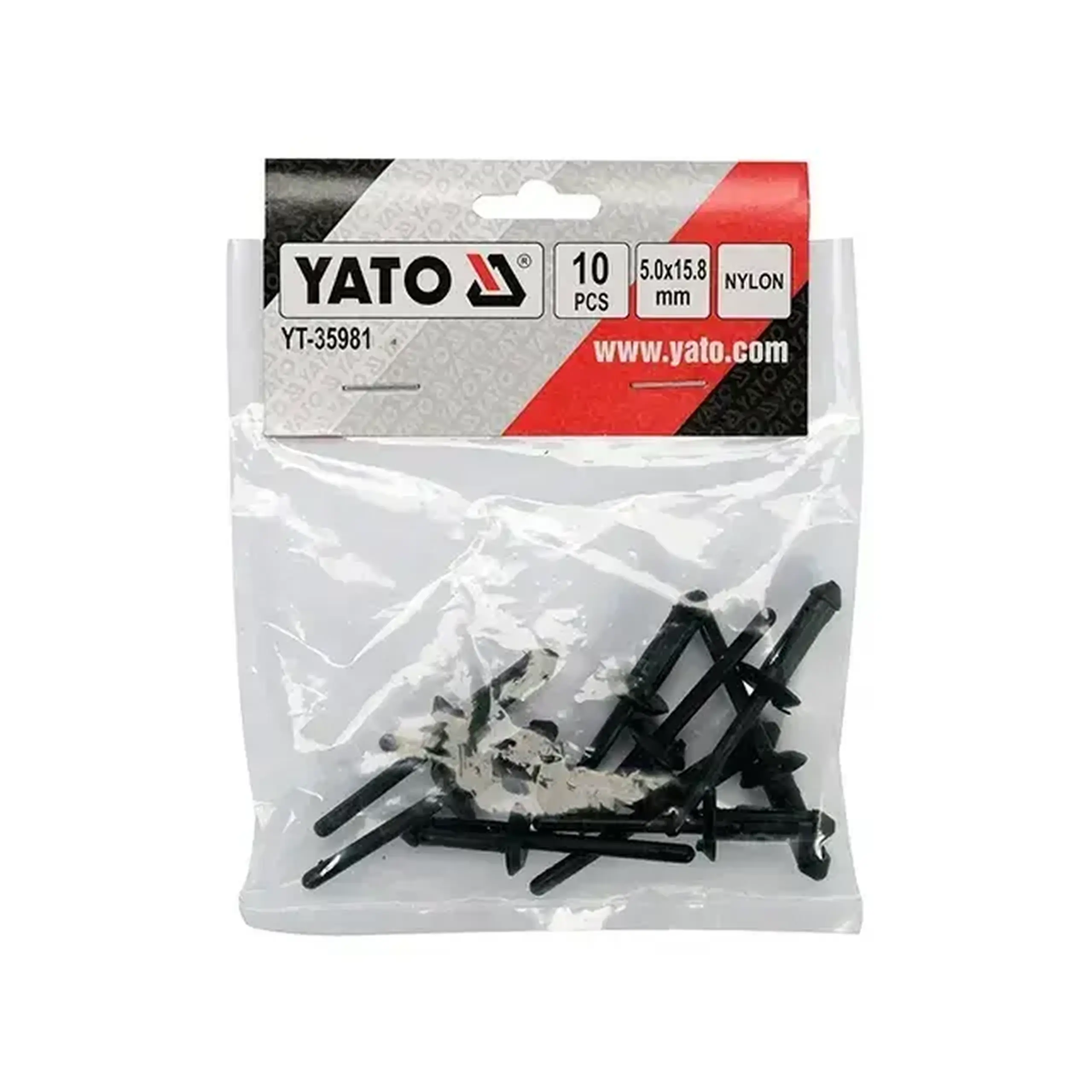 Nituri 5 * 15.8 mm Yato plastic 10 buc.