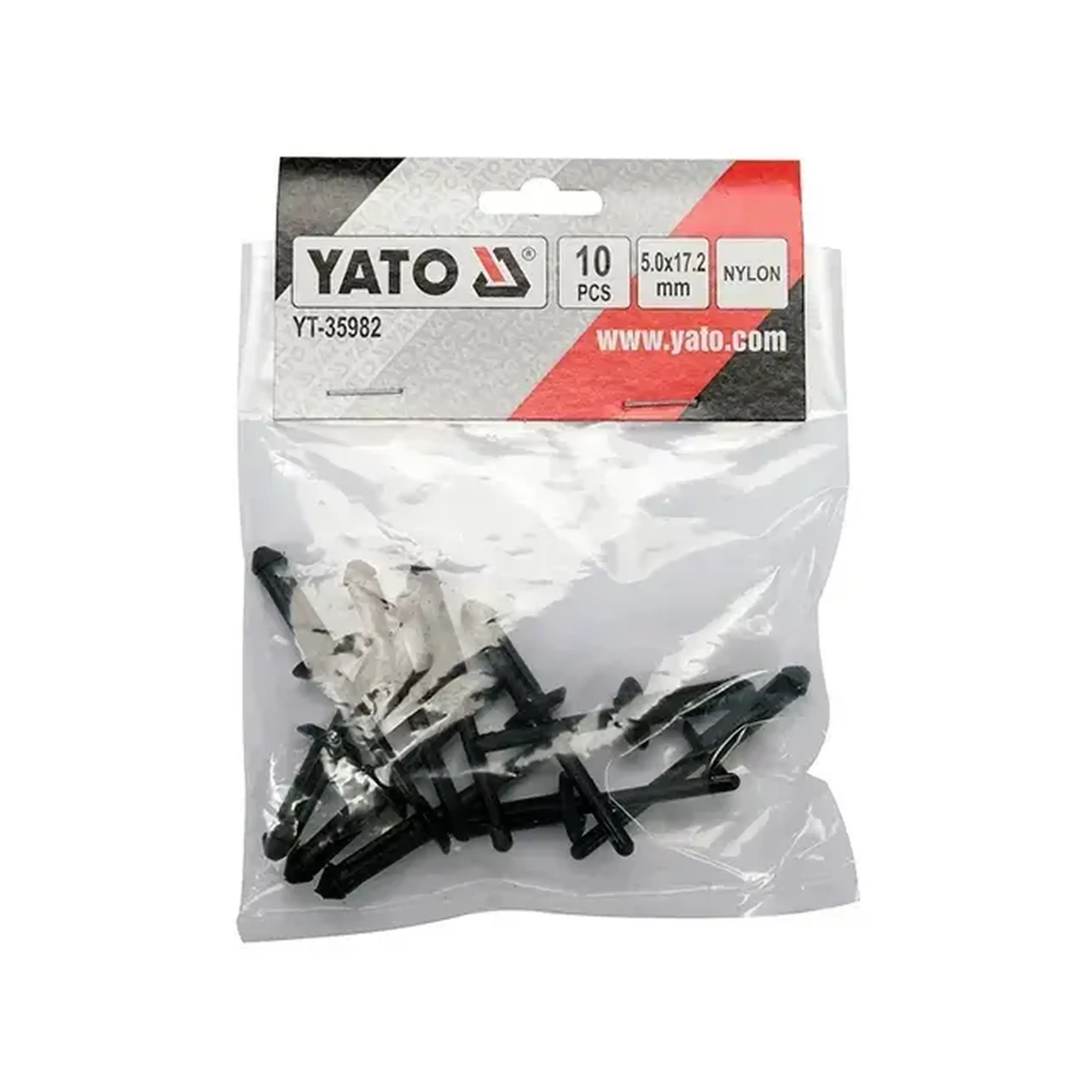 Nituri 5 * 17.2 mm Yato plastic 10 buc.