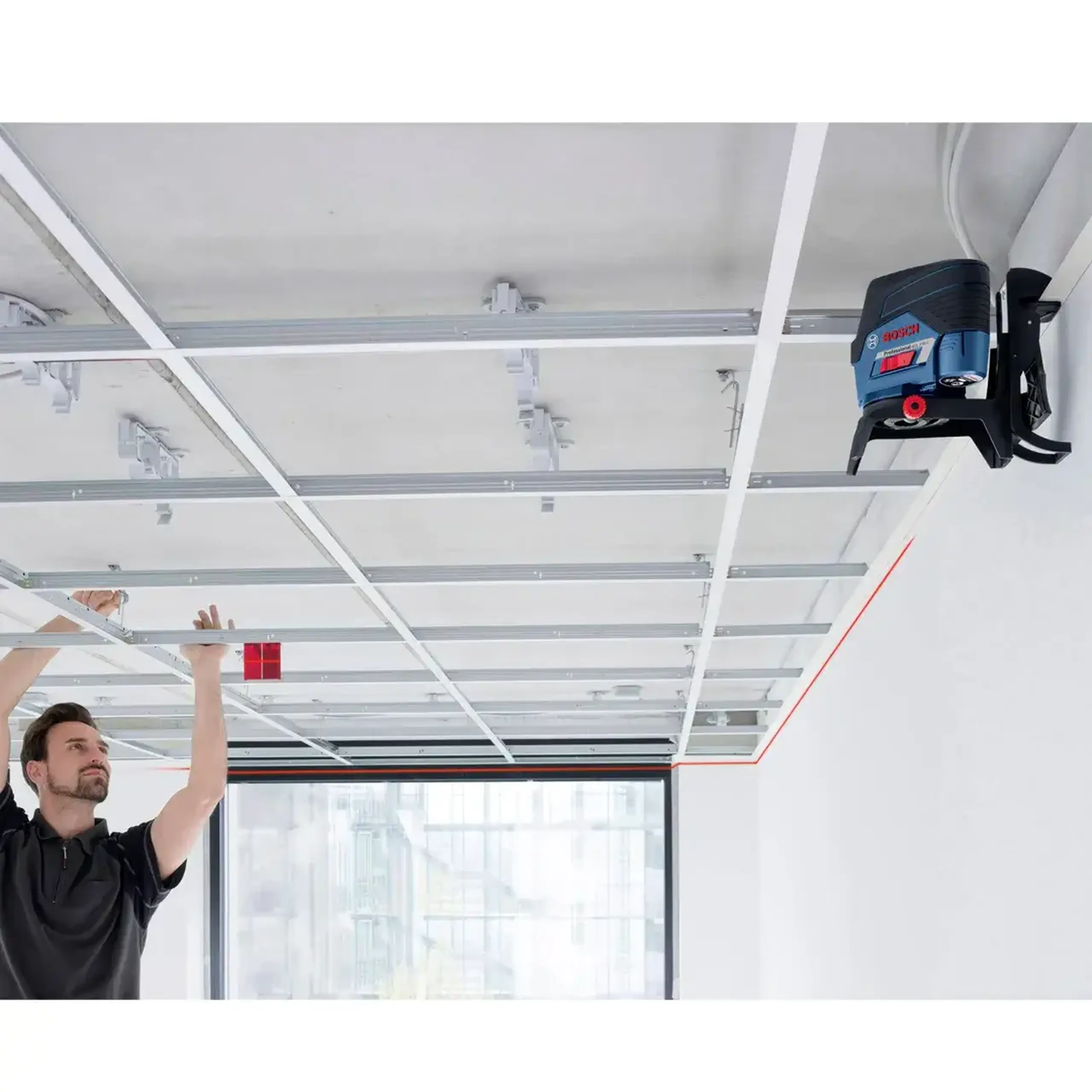 Nivelă cu laser GCL 2-50 C Roșu 20 m 6 V IP54 Bosch