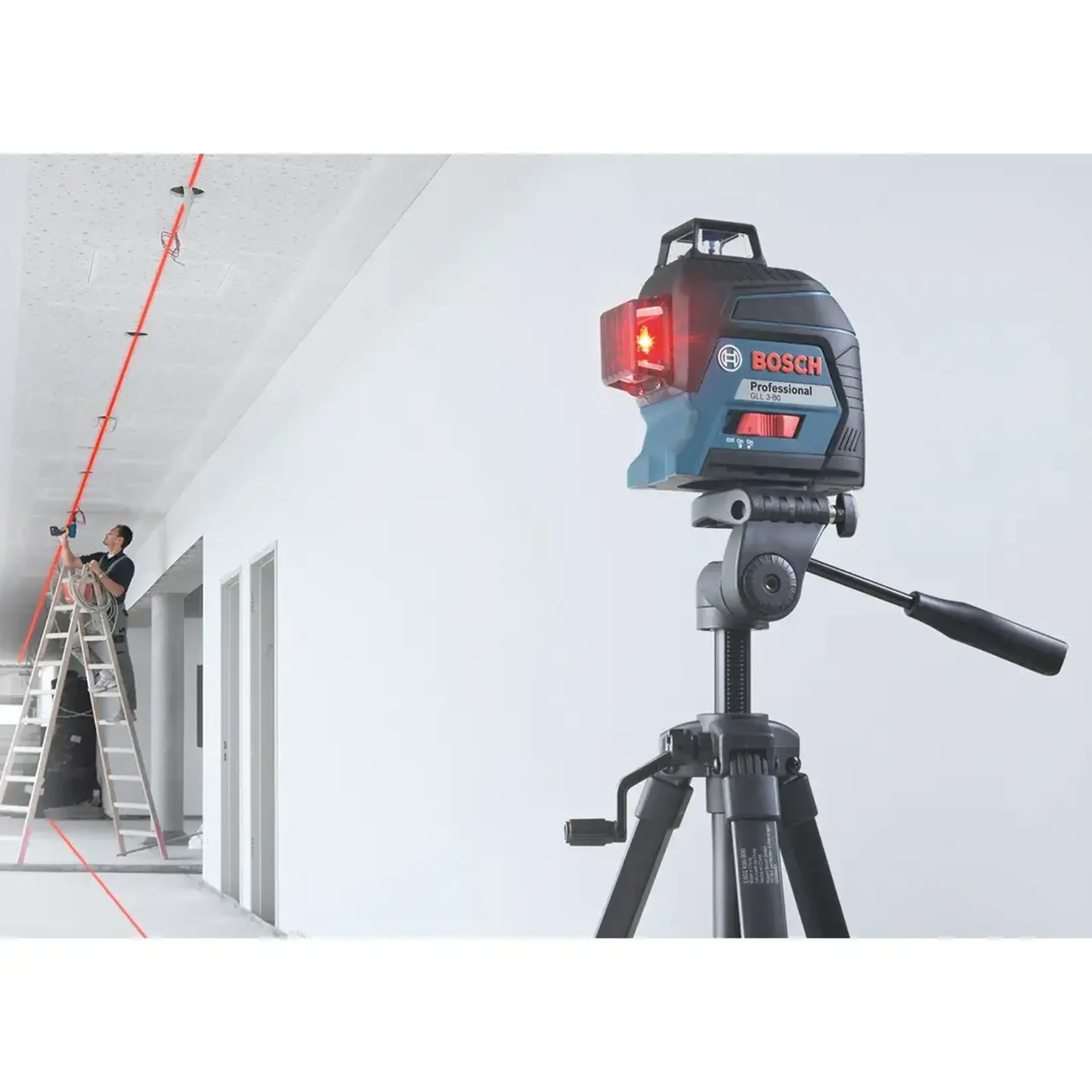 Nivelă cu laser GLL 3-80 Roșu 30 m 6 V IP54 Bosch
