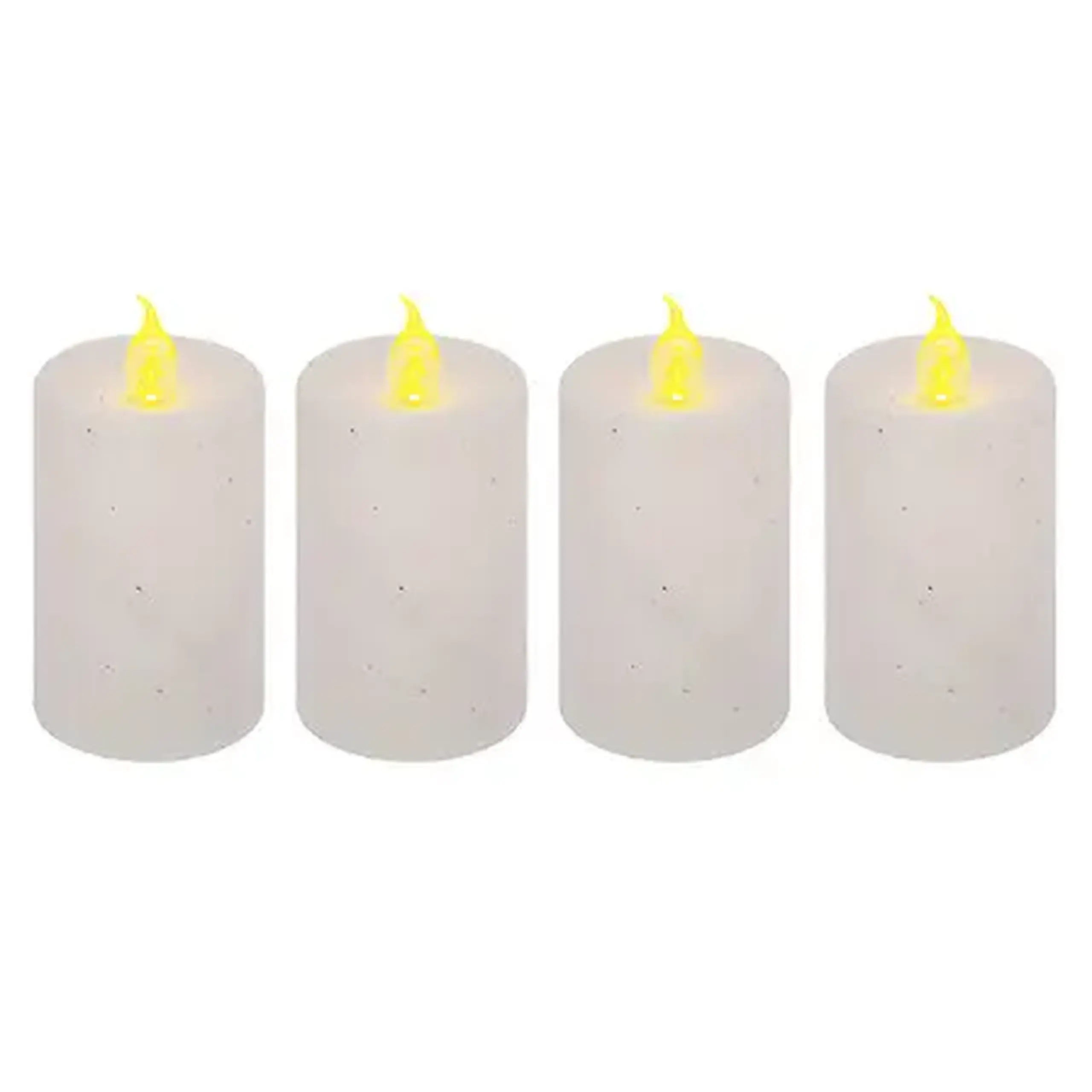 Set lumânări LED WHITE x4