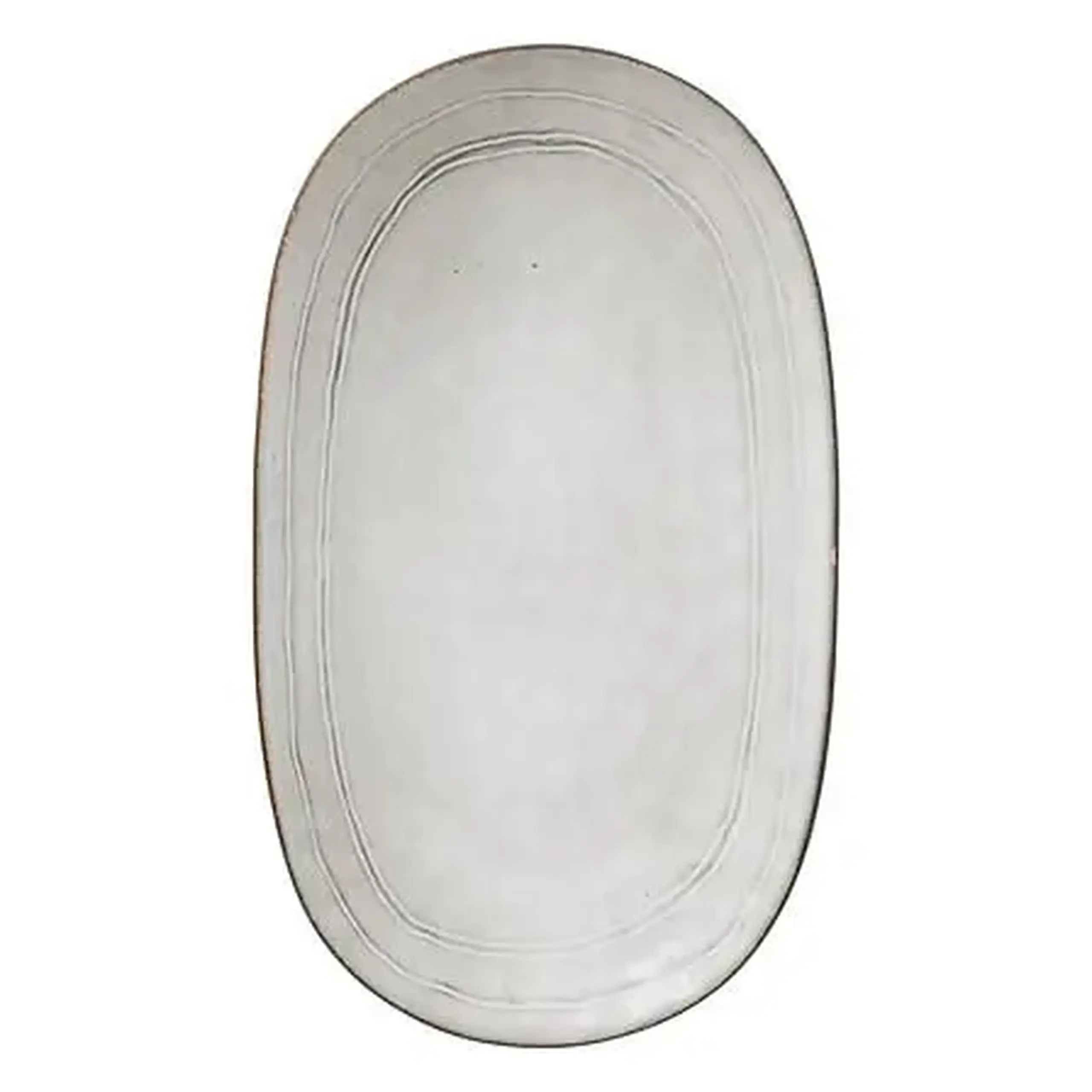 Platou FLOWER GRIS 30X18
