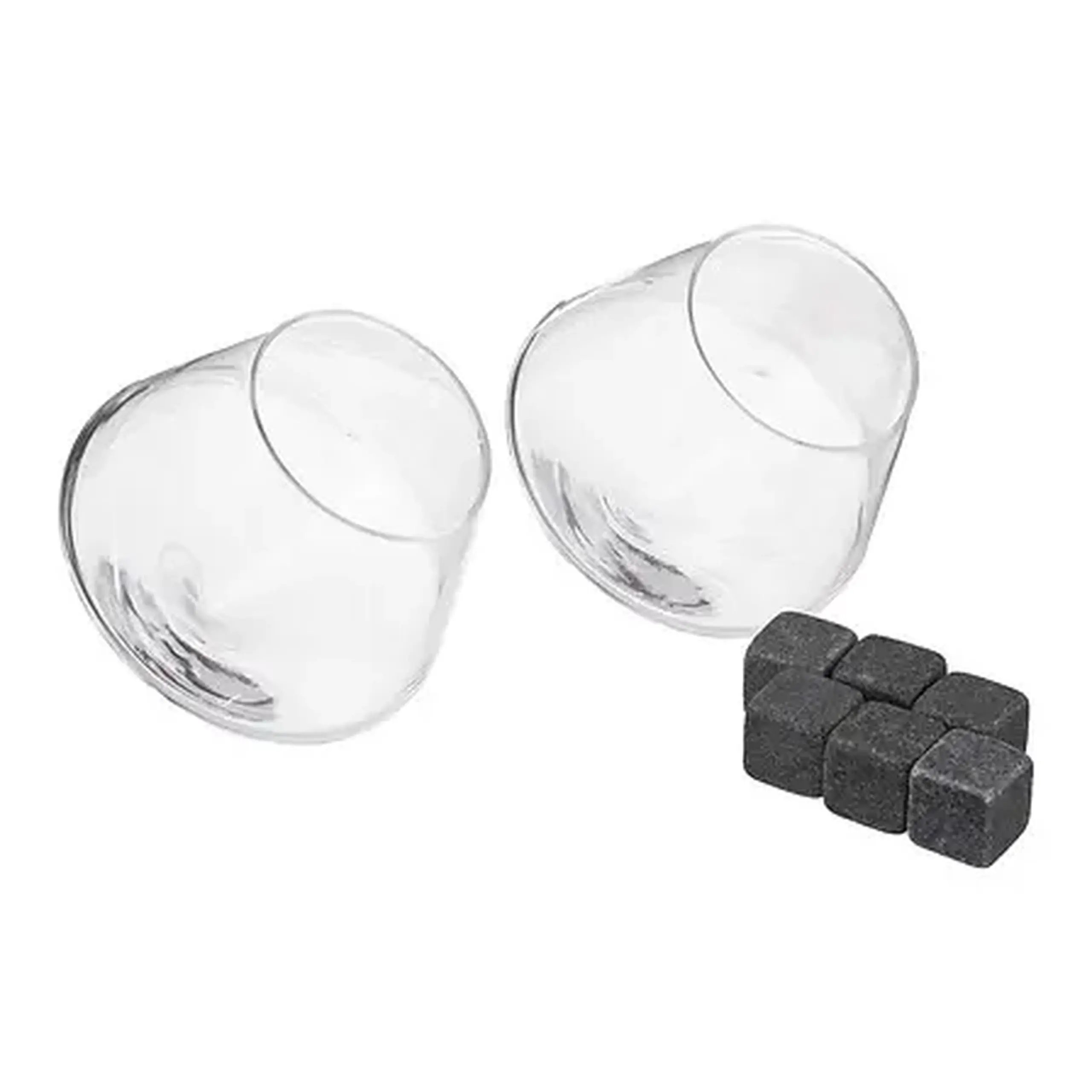 Cutie cu 2 pahare de whisky cu pietre racire