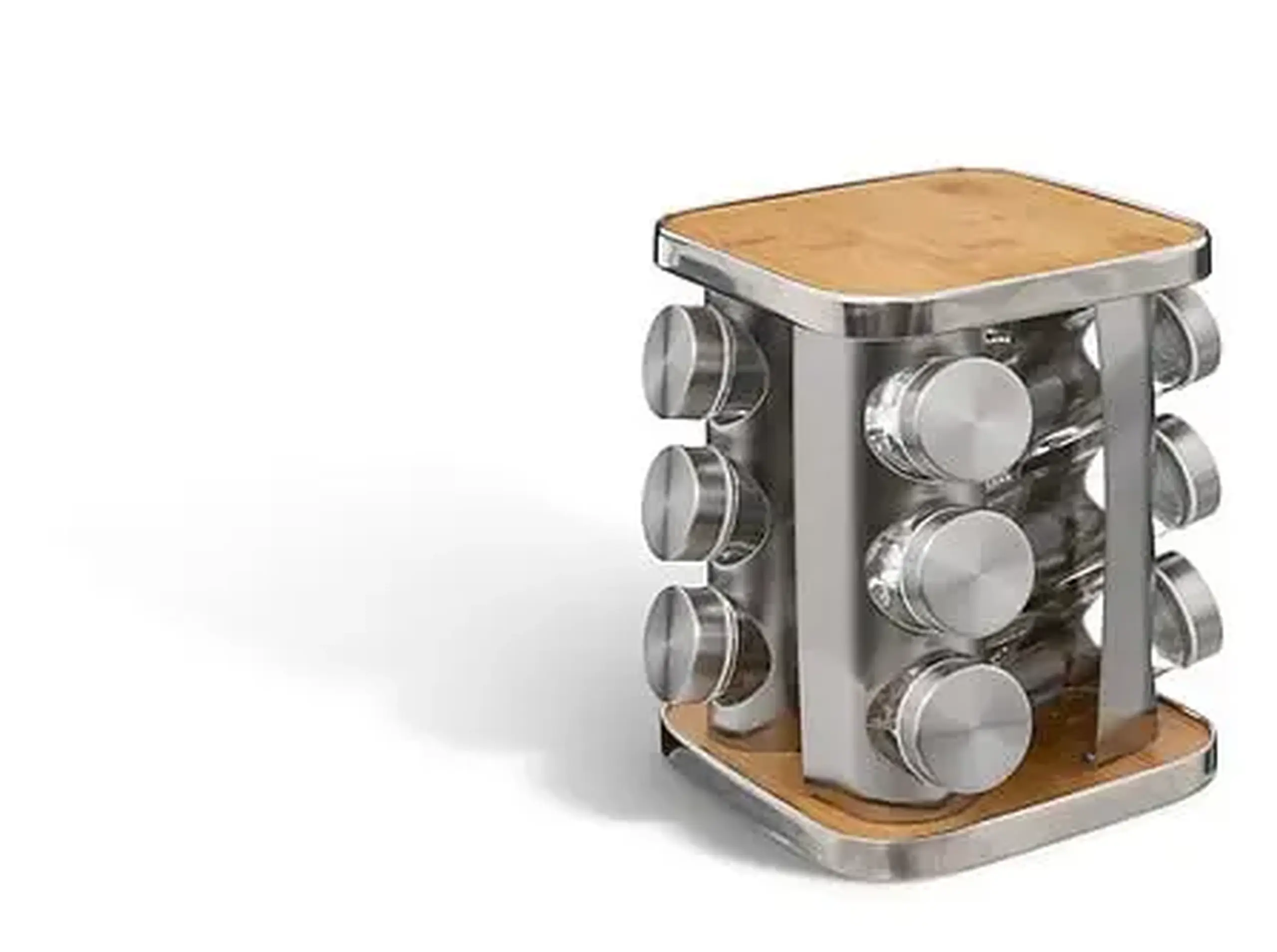 Set recipiente condimente cu suport
