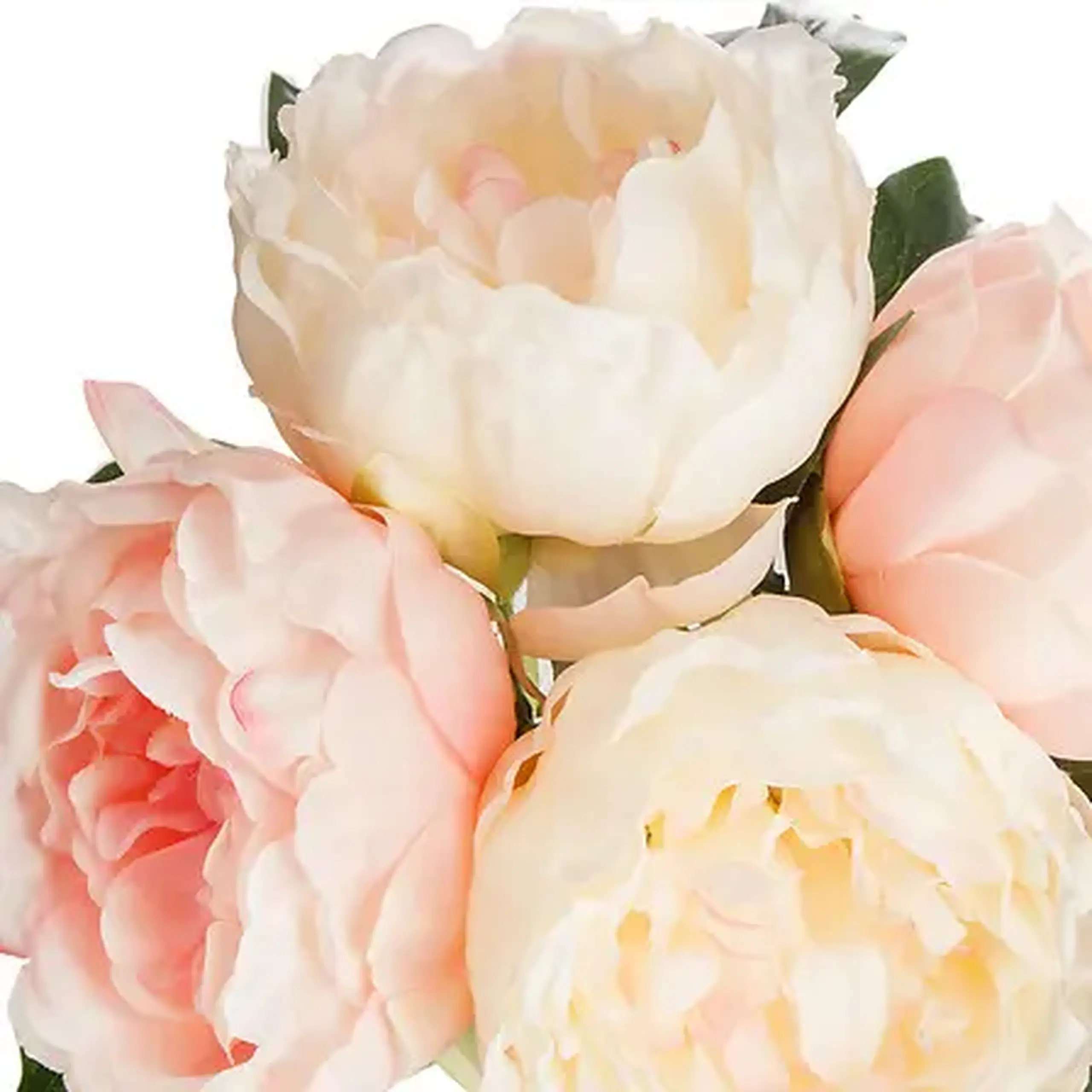 Buchet decorativ bujori H30