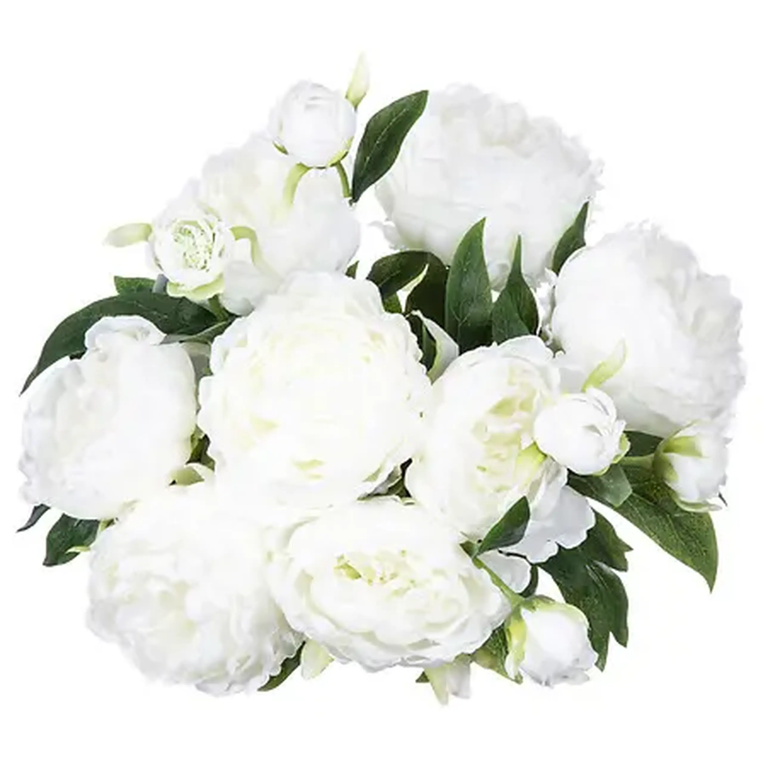 Buchet decorativ bujori H50