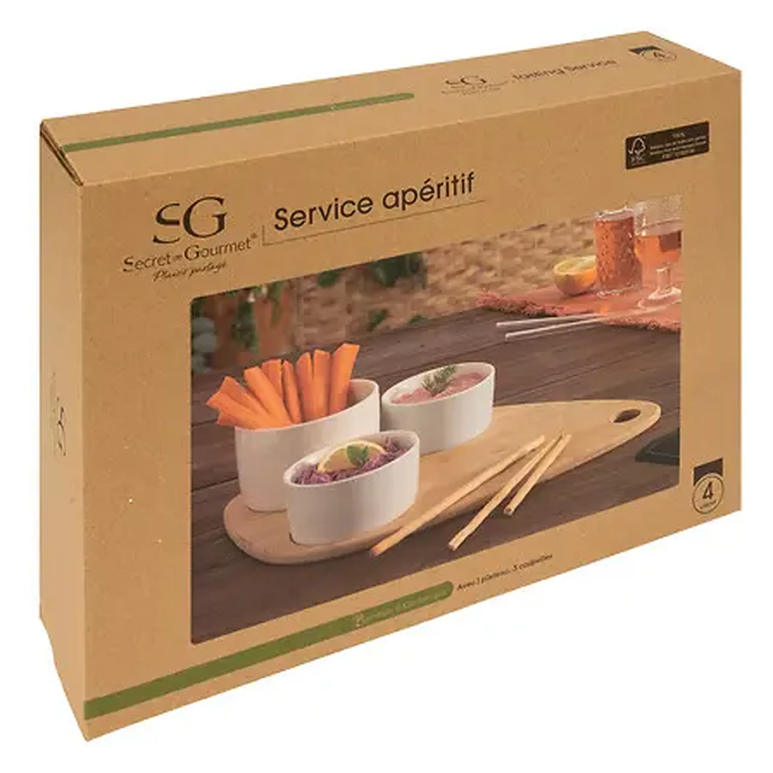 Platou de servire WHITE