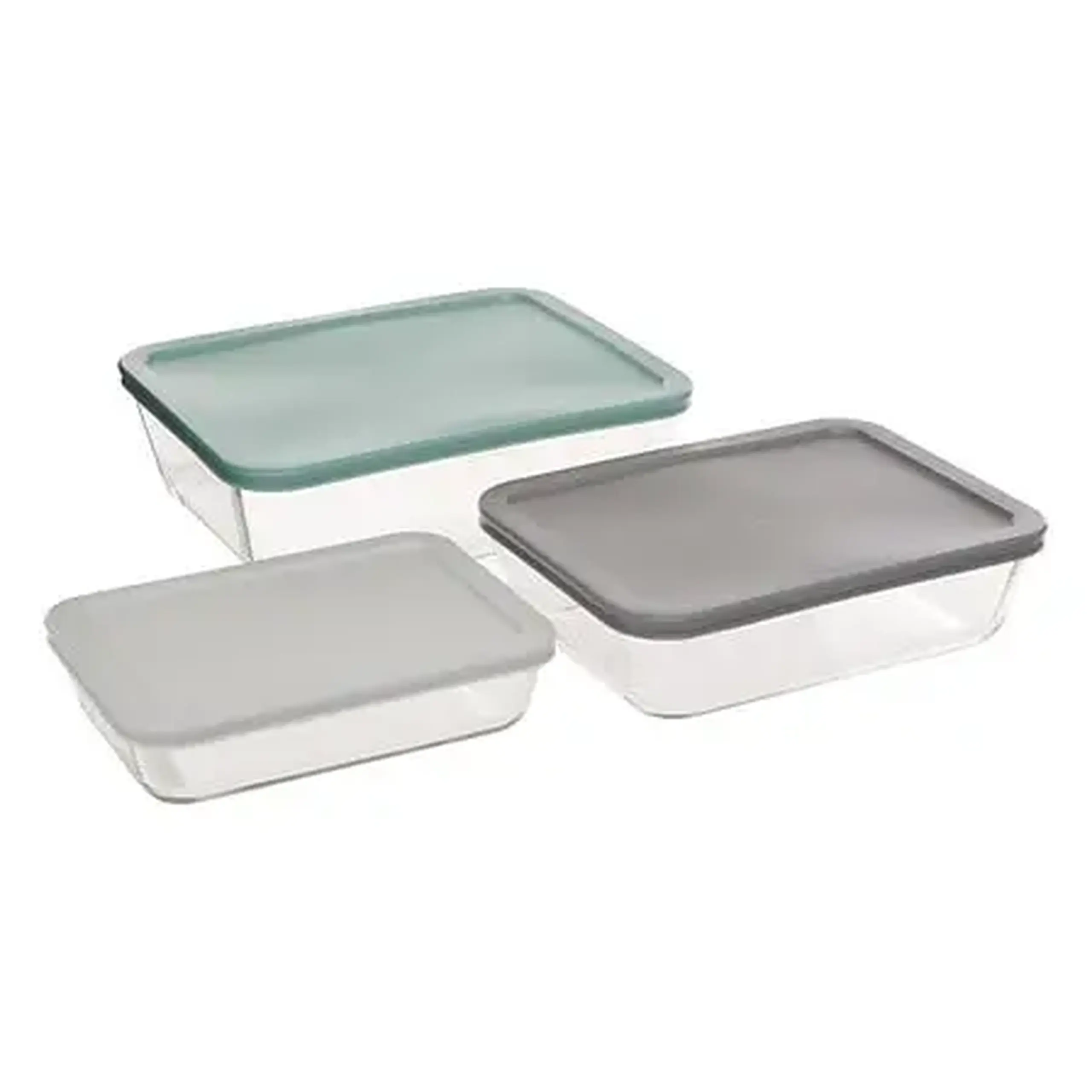Set containere din sticlă RECT X3