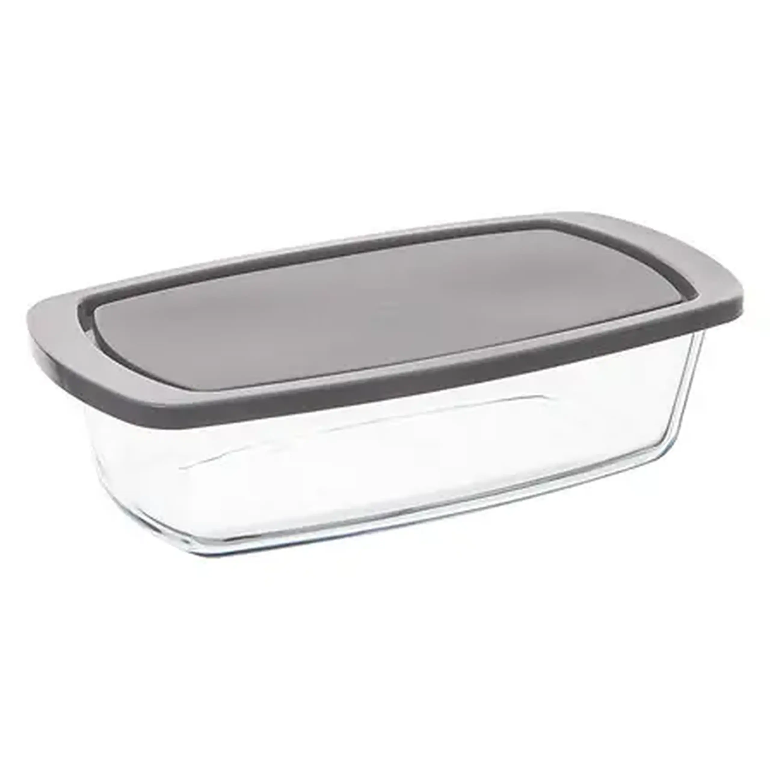 Vas din sticlă cu capac 27X14