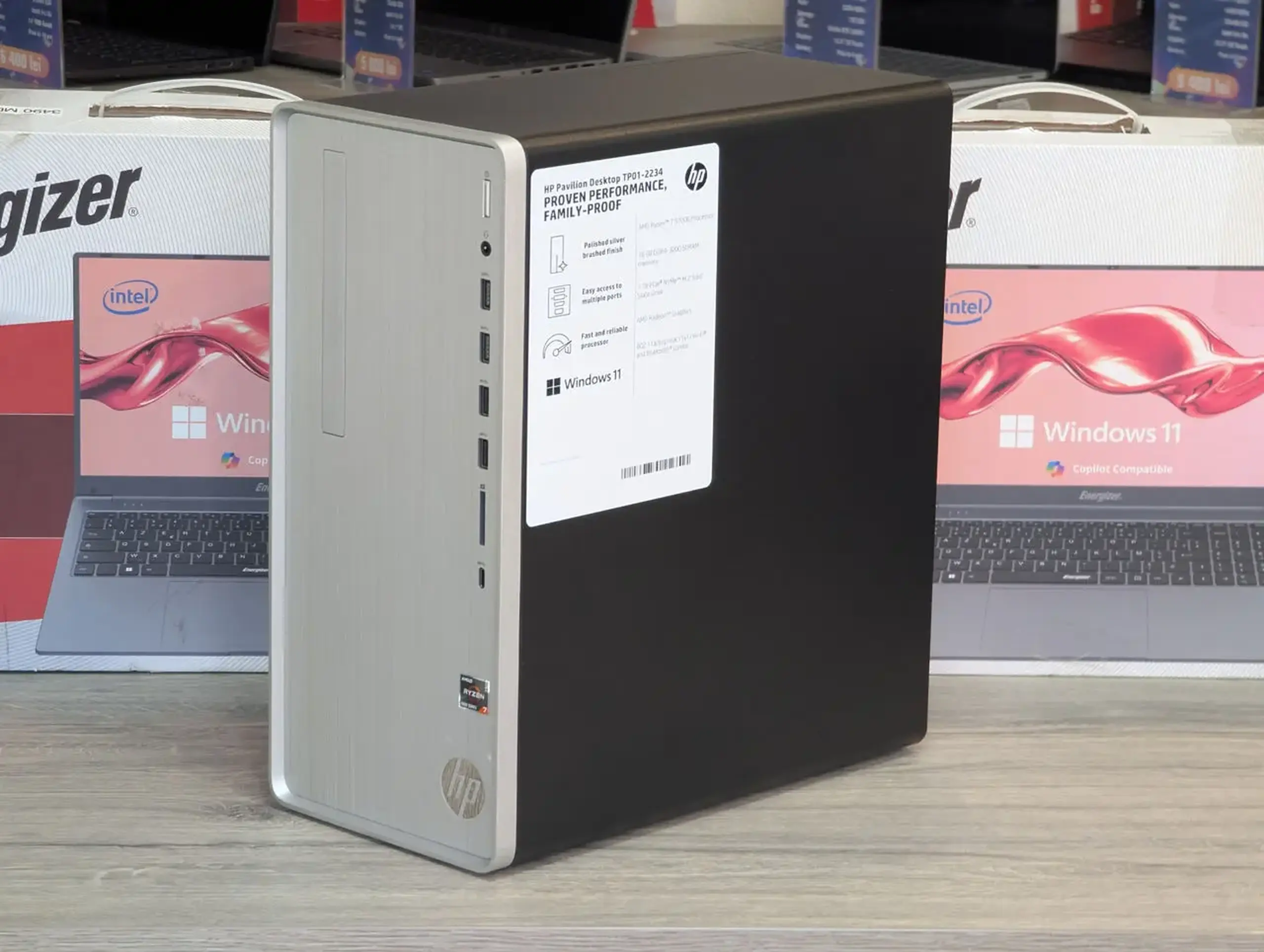 HP Pavilion Desktop TP01-2234 | AMD Ryzen 7 5700G | 16GB RAM | 256GB SSD + 512GB HDD