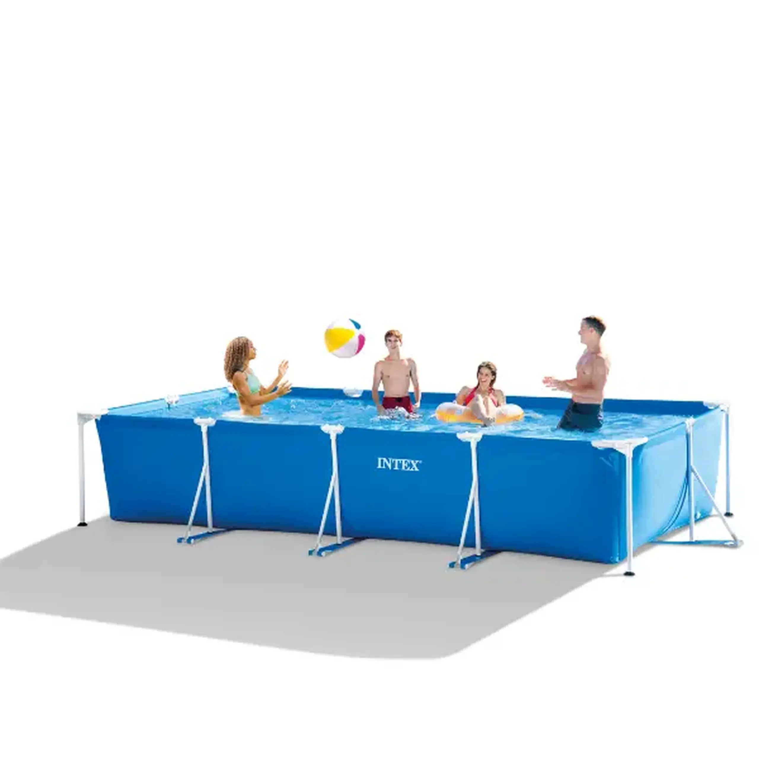 INTEX Piscină RECTANGULAR FRAME 450х220х84 cm, 7127L, cadru metalic