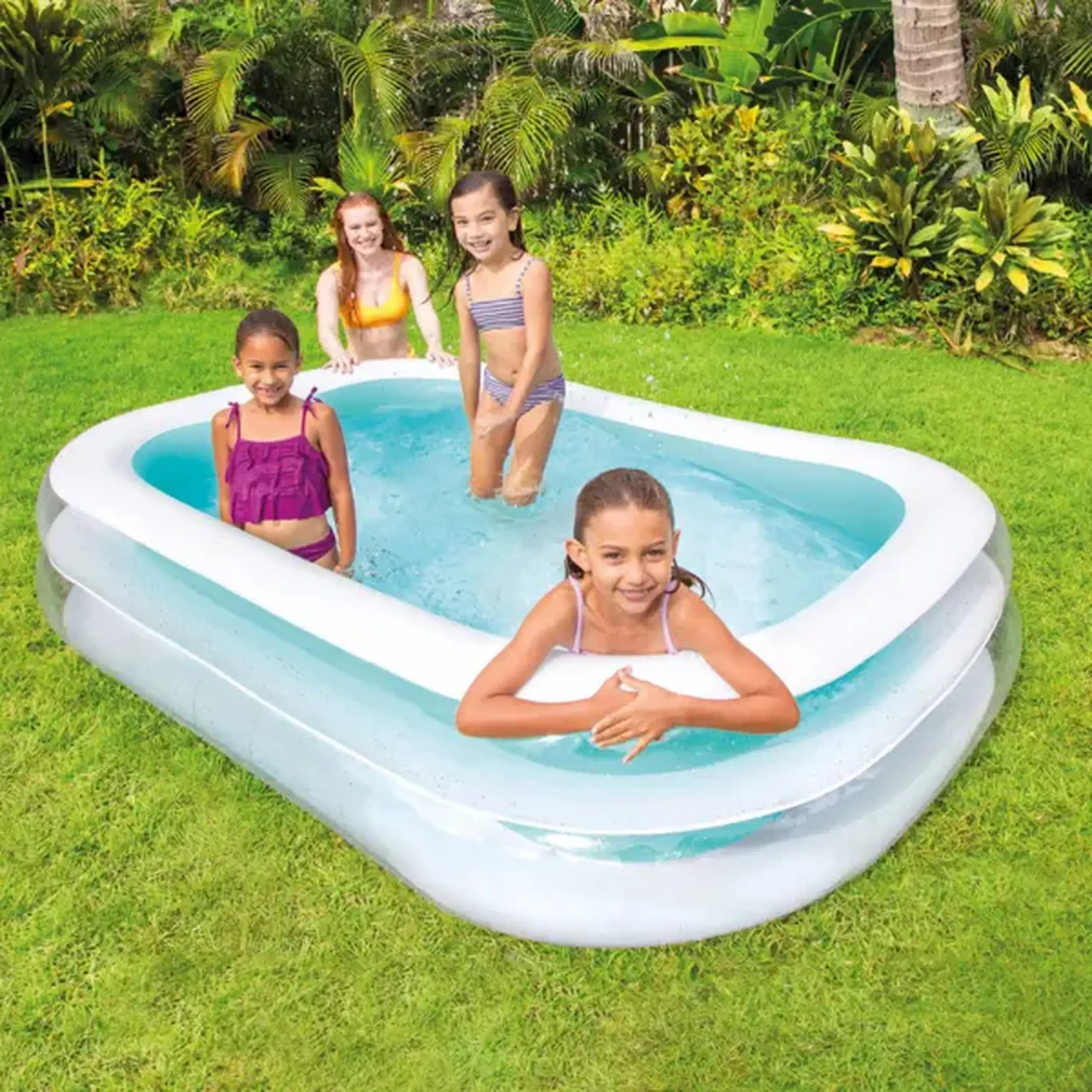 INTEX Piscină gonflabilă pentru familie 262x175x56 cm, 770 L, 6+