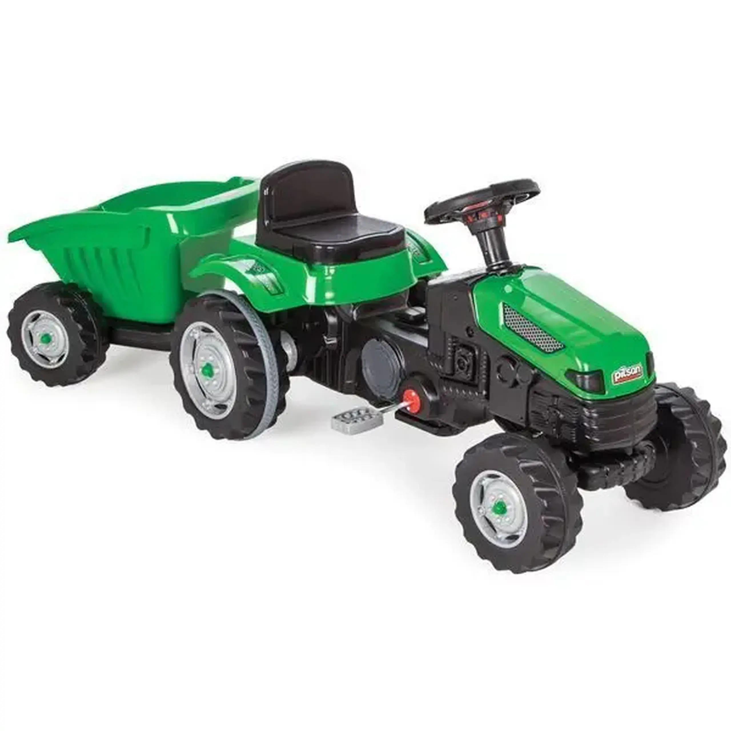 Tractor cu remorca ACTIVE, verde