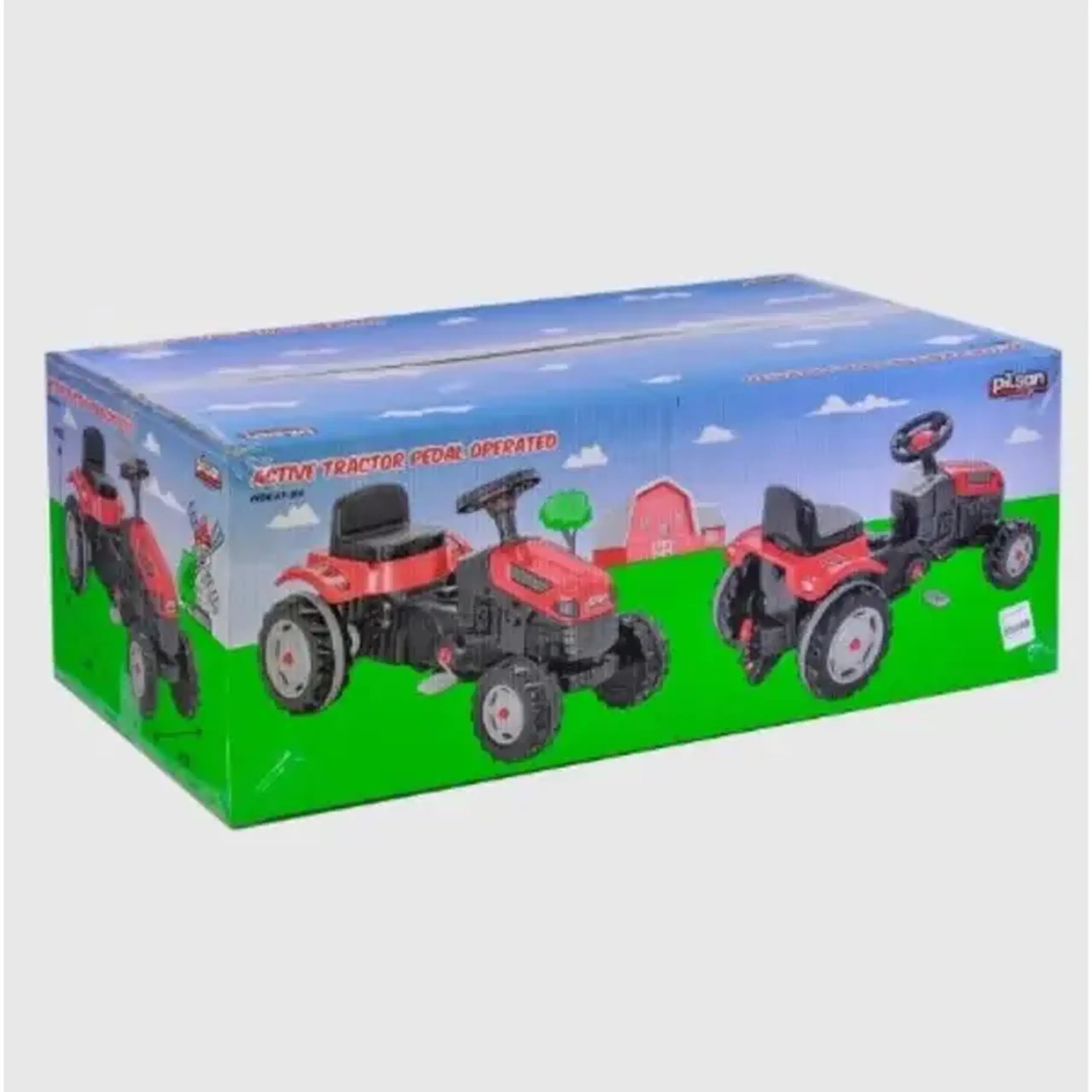 Tractor cu remorca ACTIVE, verde