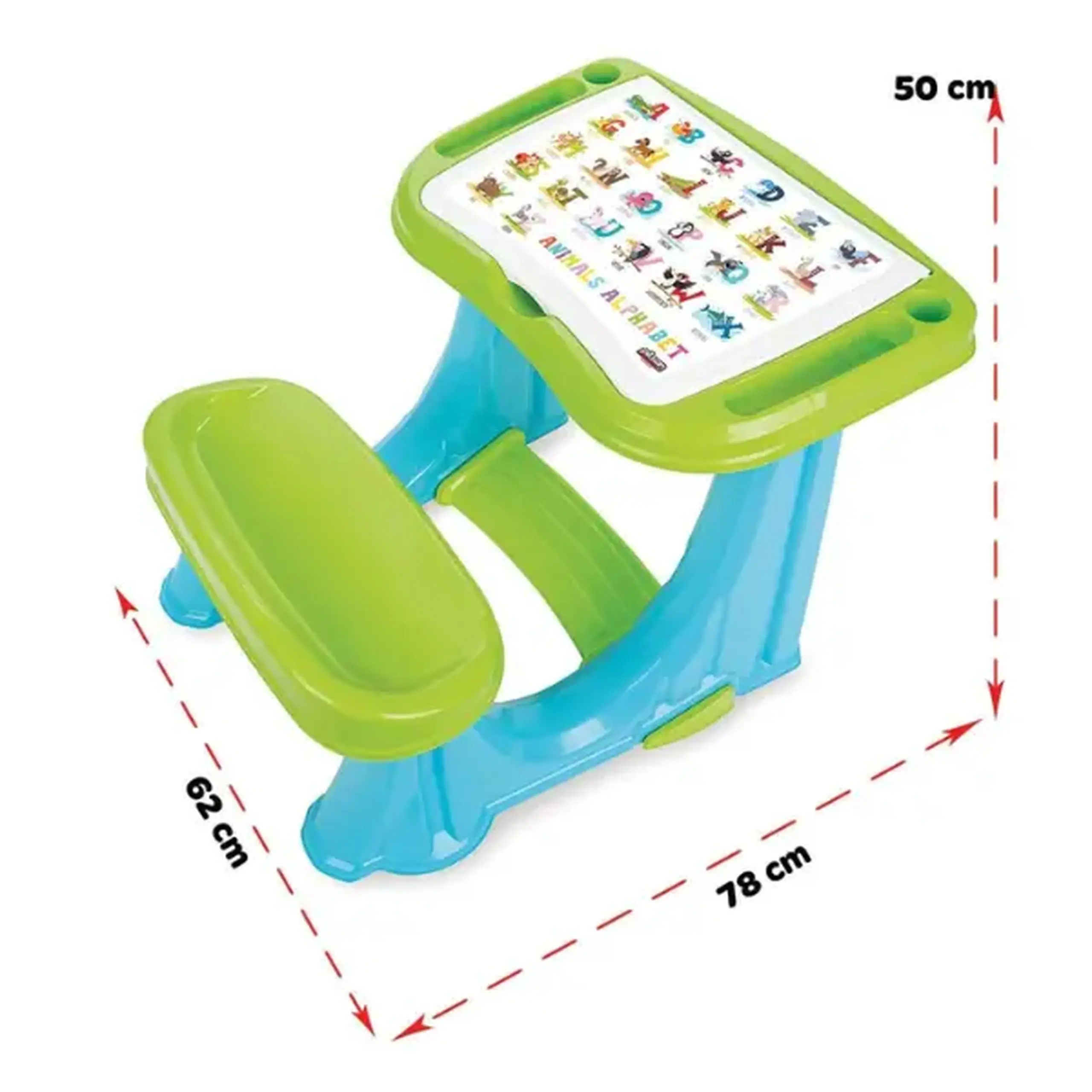 Bancă pentru copii, verde