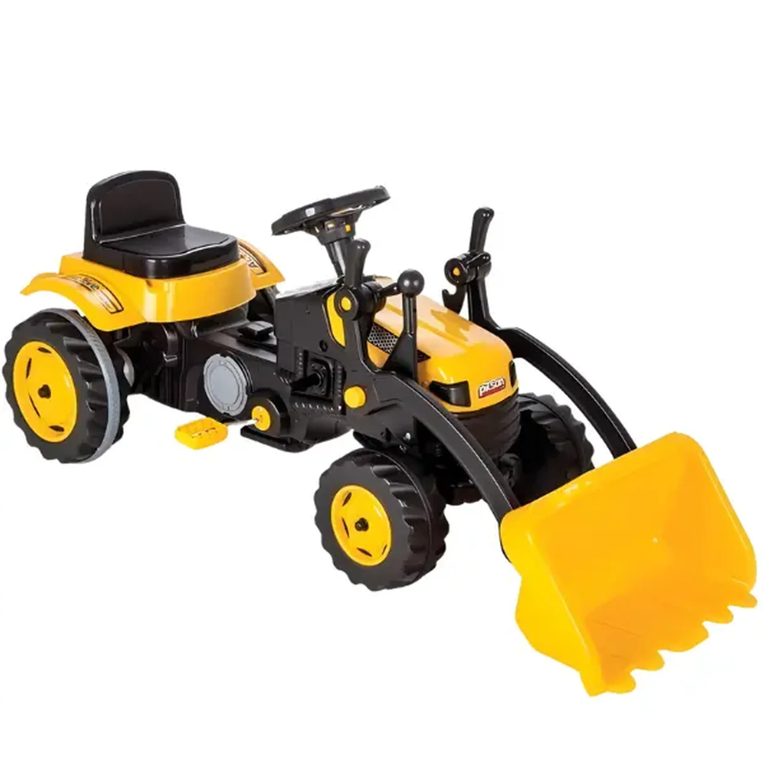 Tractor Excavator cu pedale "Active", galben
