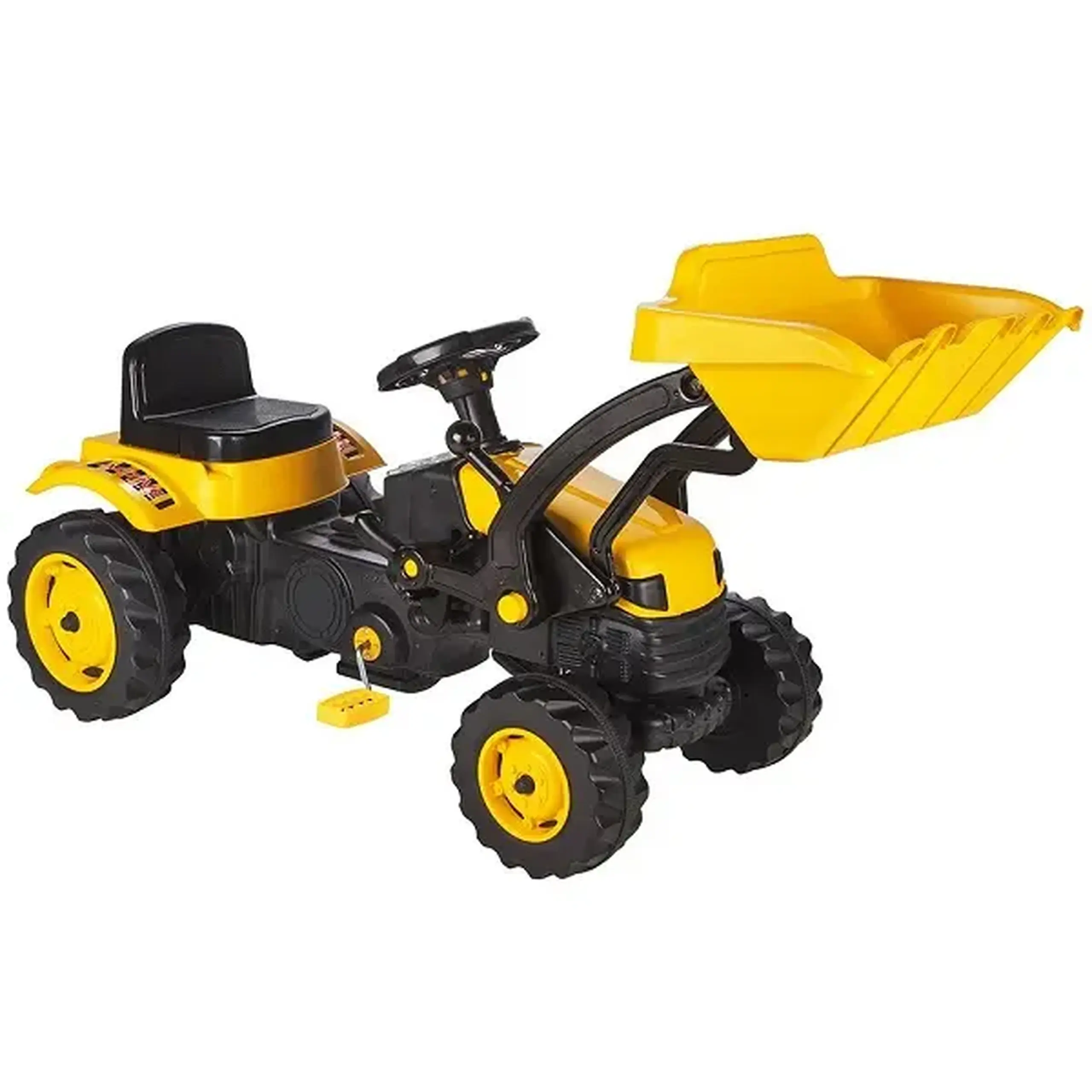 Tractor Excavator cu pedale "Active", galben