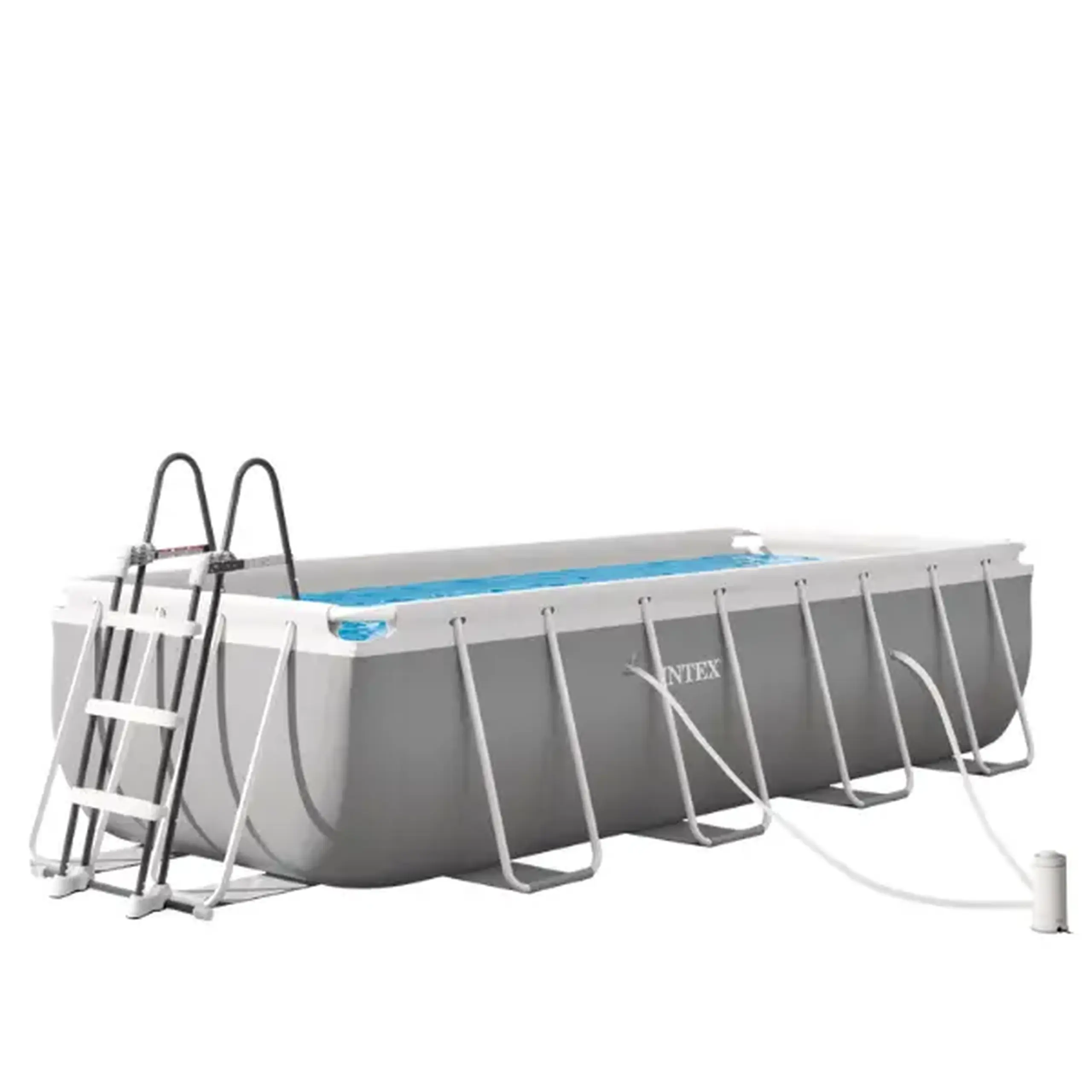 INTEX Piscină PRISM FRAME RECTANGULAR 400x200x100cm, 6836L, cadru metalic, cu pompă de filtrare