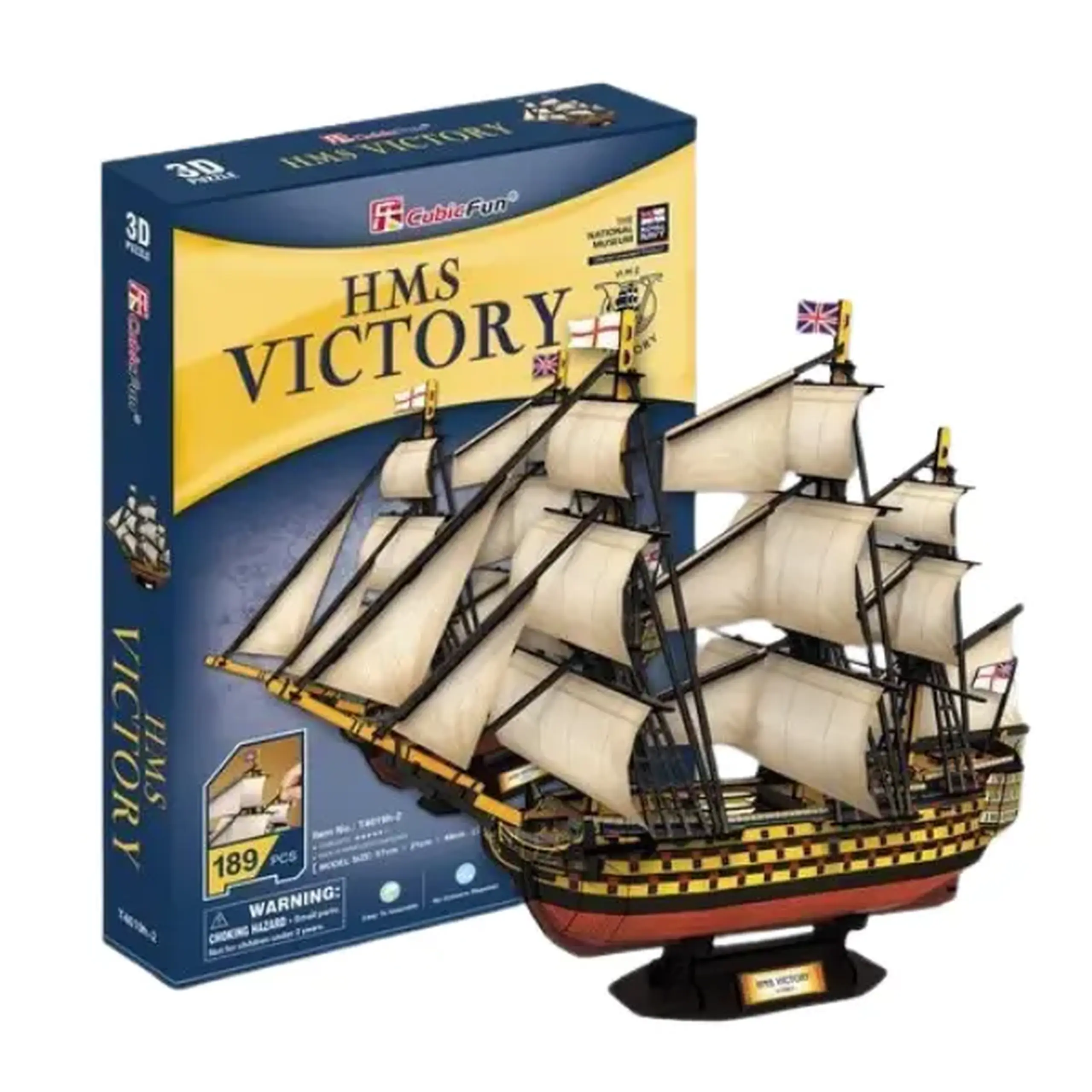 3D puzzle Vas de război “HMS Victory”, 189 elemente
