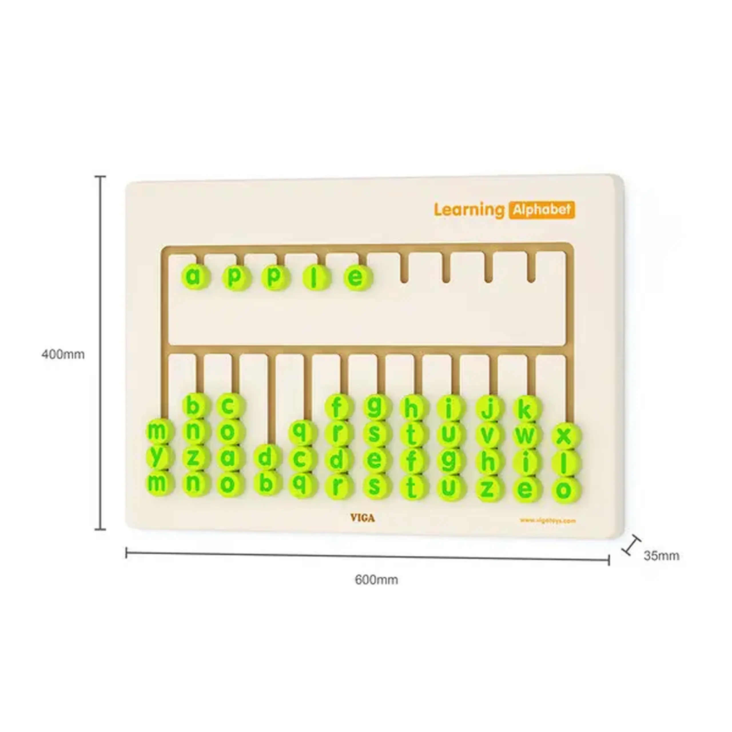 Busyboard (de perete) "Învățăm alfabetul"