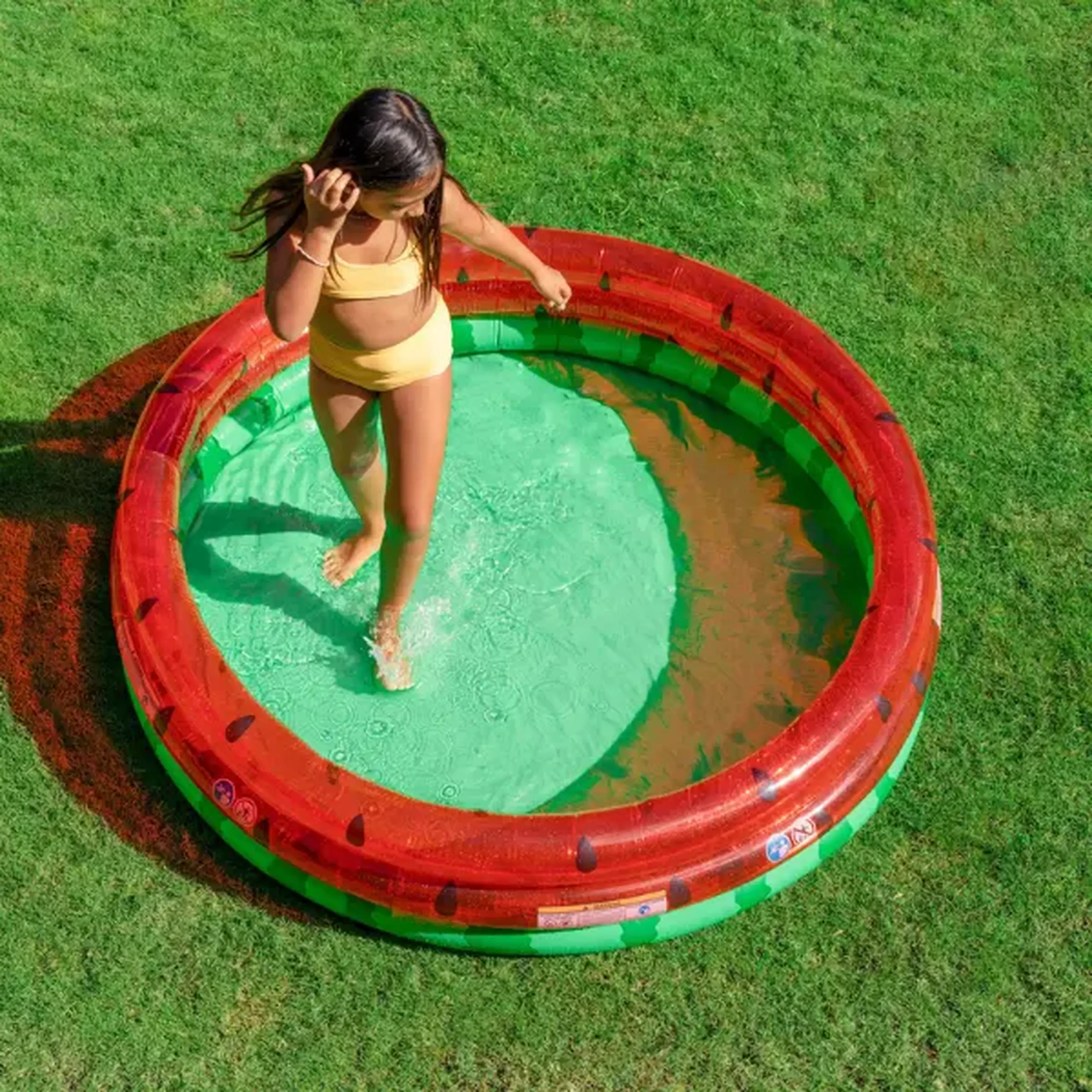 INTEX Piscină gonflabilă pentru copii “Pepene verde” 168×38 cm, 581 L, 2+