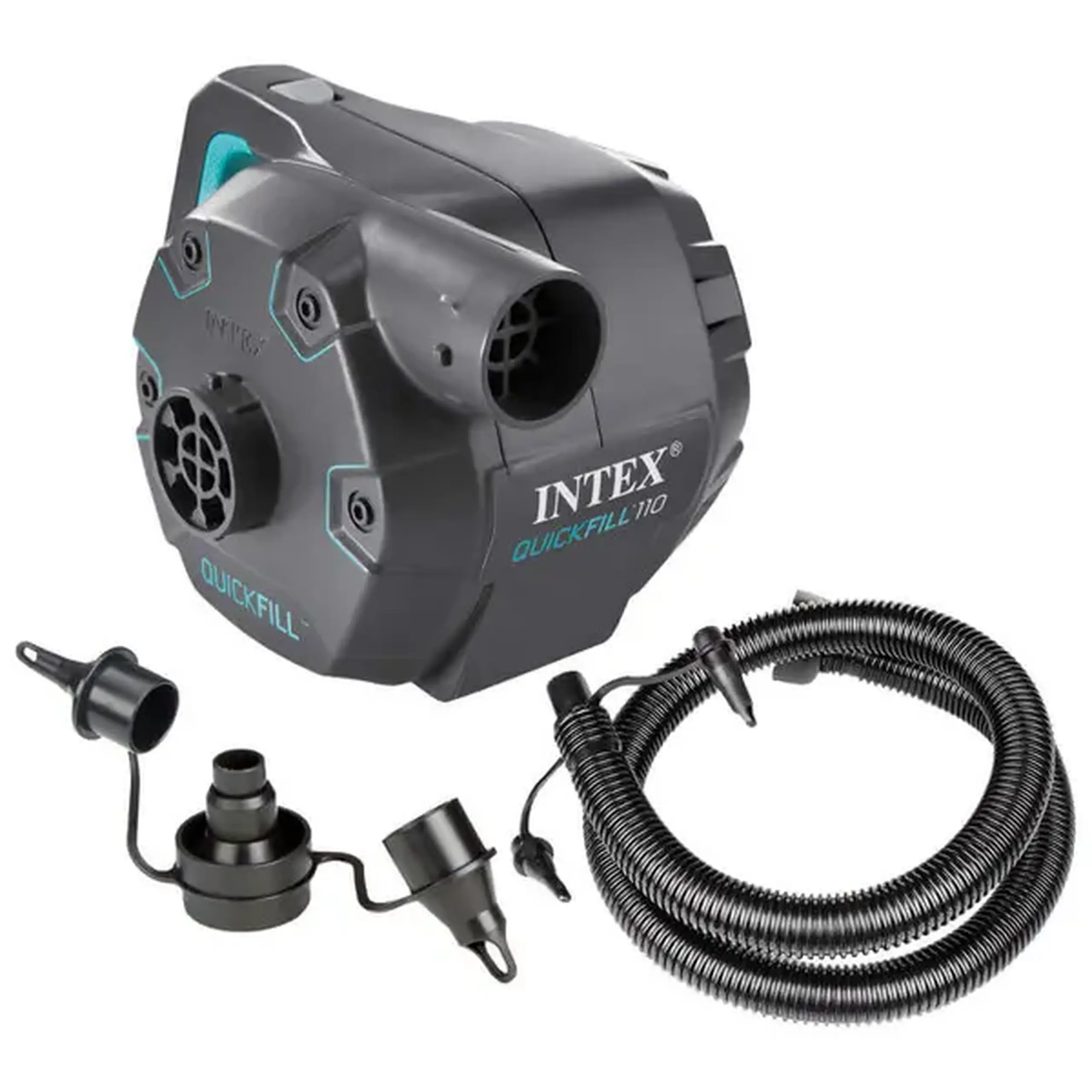 INTEX Pompă de aer electrică "QuickFill AC" 220V, furtun cu 3 duze