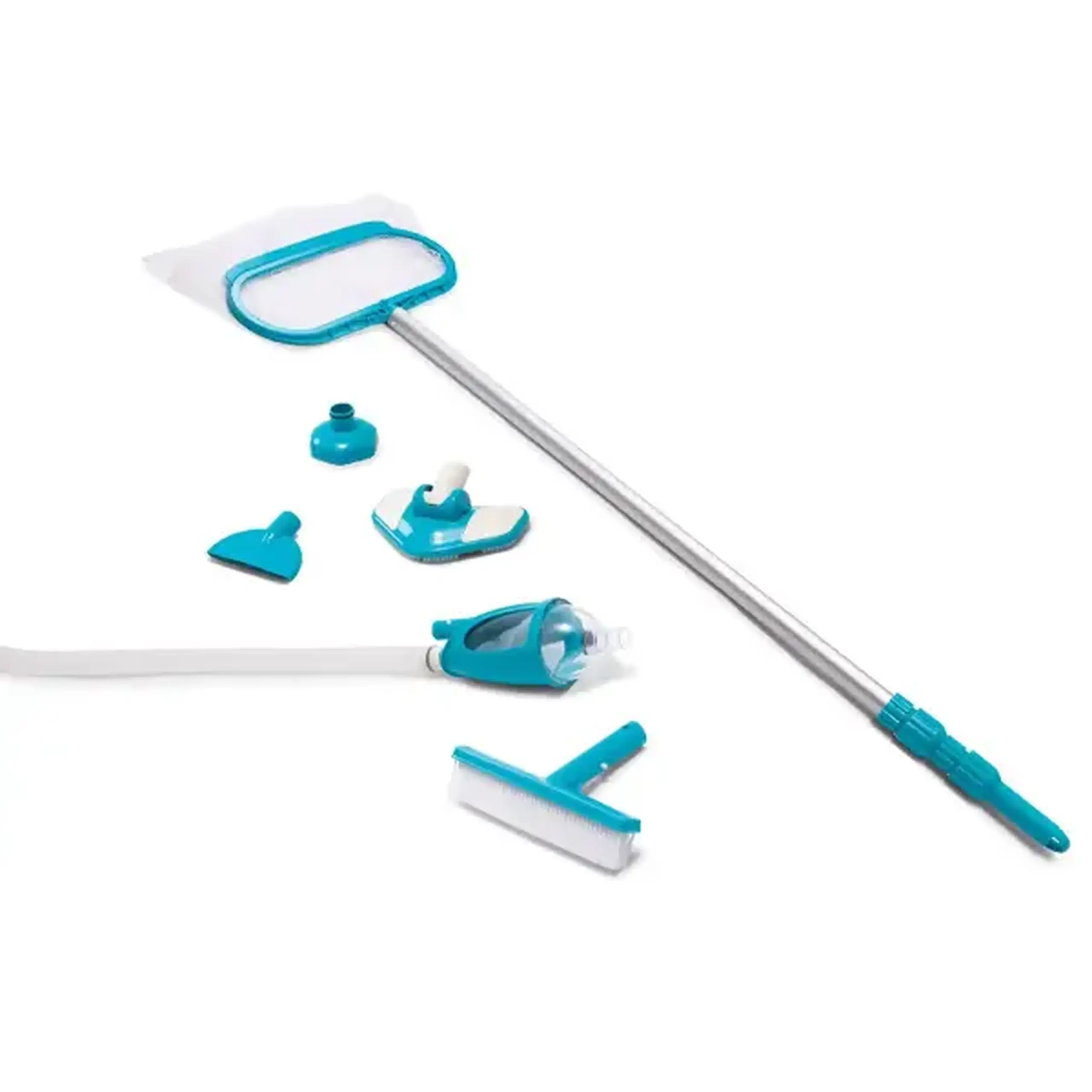 INTEX Set de curățare "Deluxe" pentru piscină: mâner telescopic 279 cm, plasă, aspirator, perie, furtun
