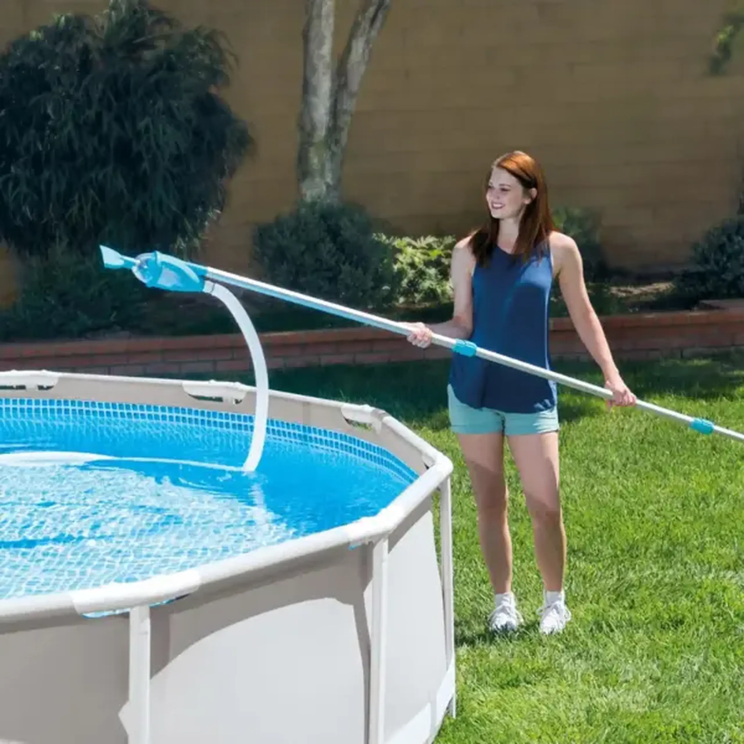 INTEX Set de curățare "Deluxe" pentru piscină: mâner telescopic 279 cm, plasă, aspirator, perie, furtun
